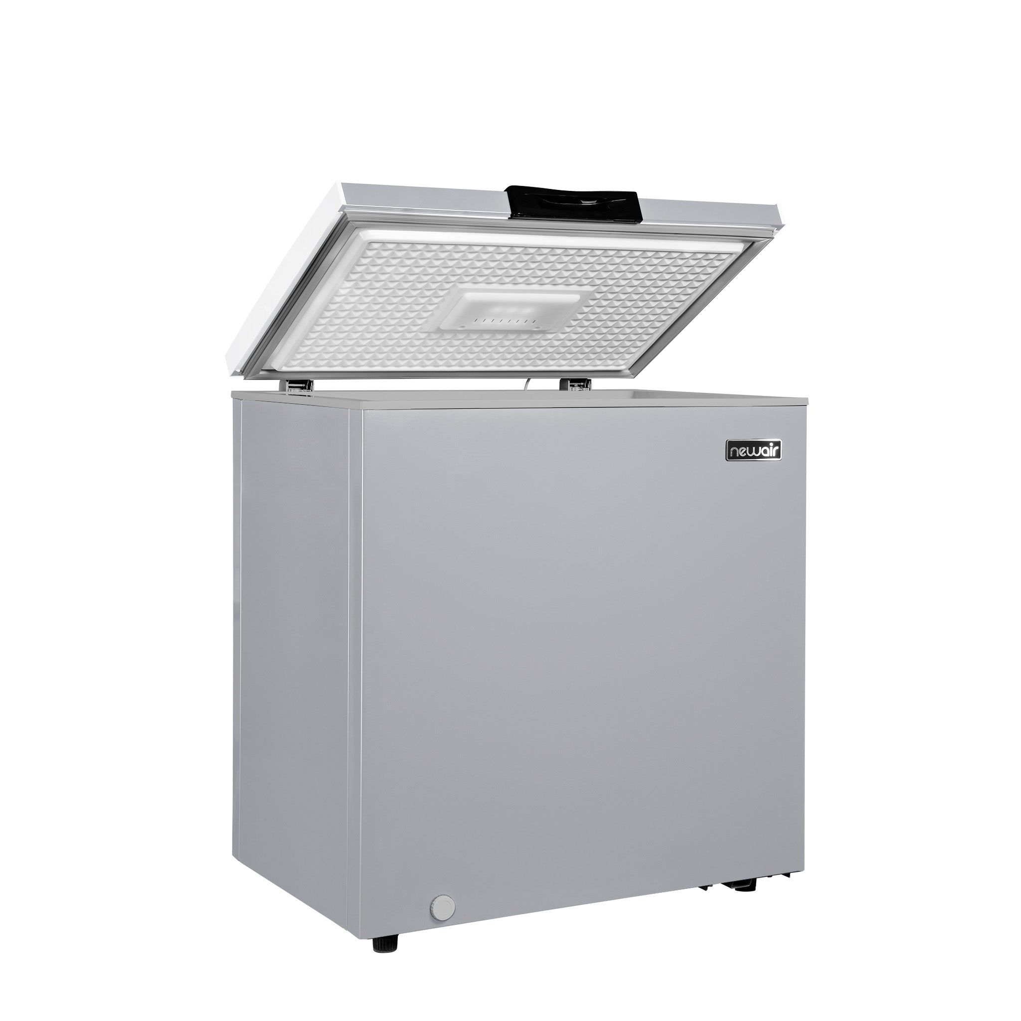 Newair® 5 Cu. Ft. Mini Deep Chest Freezer - Compact & Energy Efficient, Cool Gray - Perfect for Home, Garage, Basement, or Small Business Storage