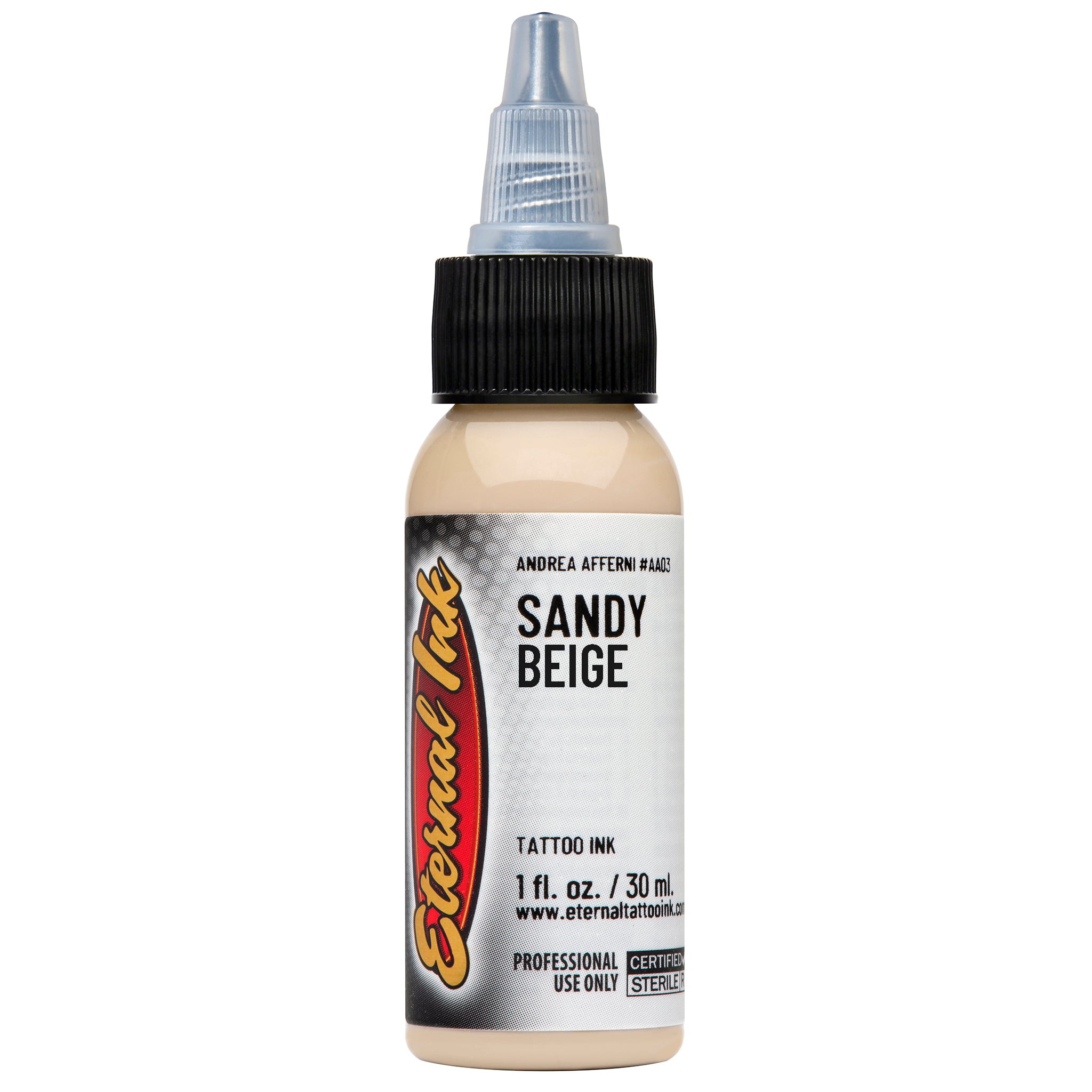 Eternal Andrea Afferni Sandy Beige Ink 1oz - Premium Calligraphy Ink for Fountain Pens, Dip Pens & Art Projects - Perfect for Wedding Invitations, Scrapbooking & Hand Lettering