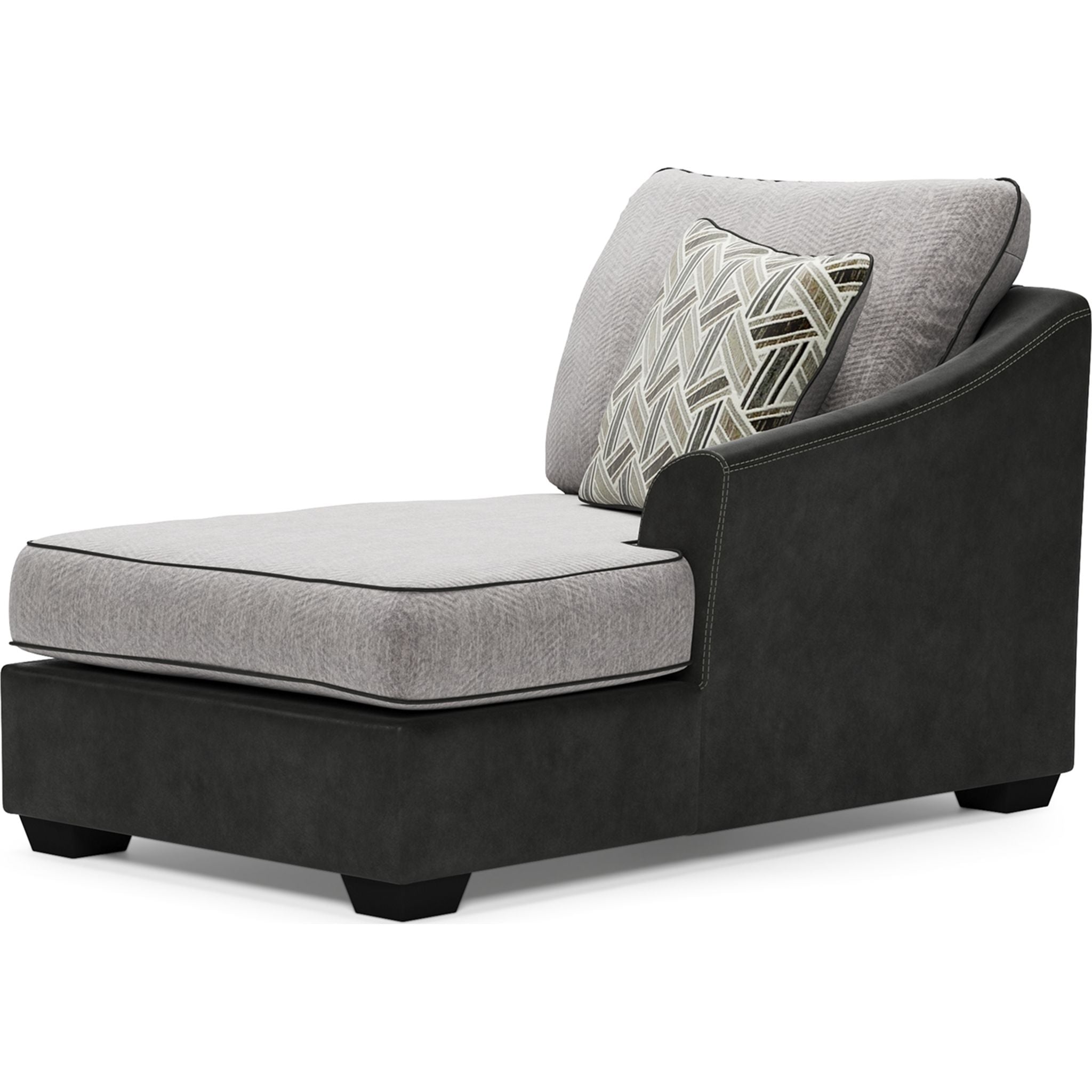 Bilgray 3-Piece Sectional Sofa Set in Pewter Gray - Modern L-Shaped Couch for Living Room, Apartment & Lounge Comfortable Seating