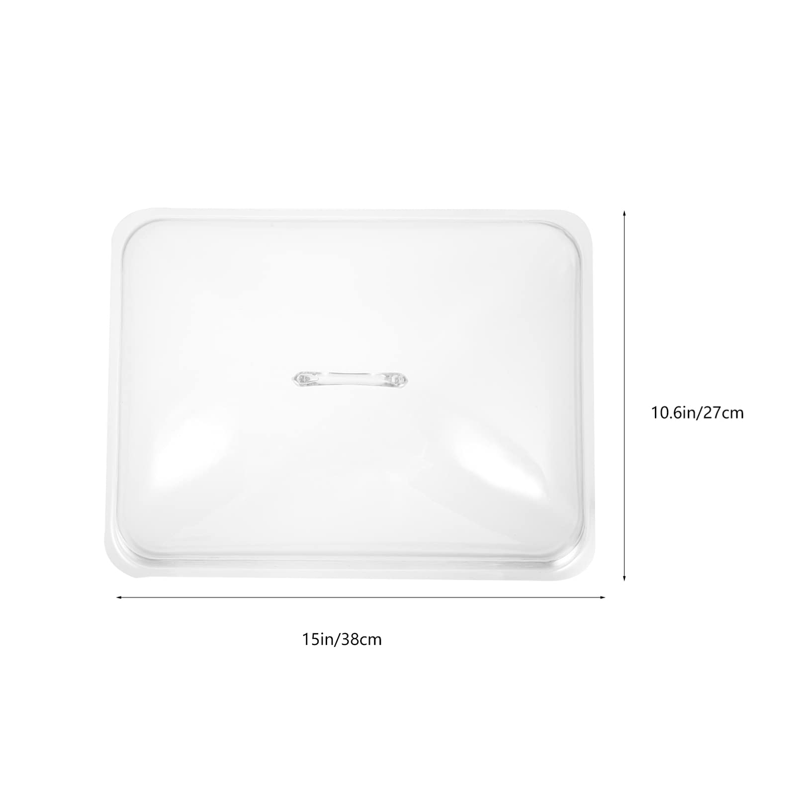 Rectangular Cake Dome Cover - Transparent Food Dish Cover & Fly Screen Protector for Desserts, Candy, Cake, Fruit - Perfect for Parties, Picnics, and Kitchen Display