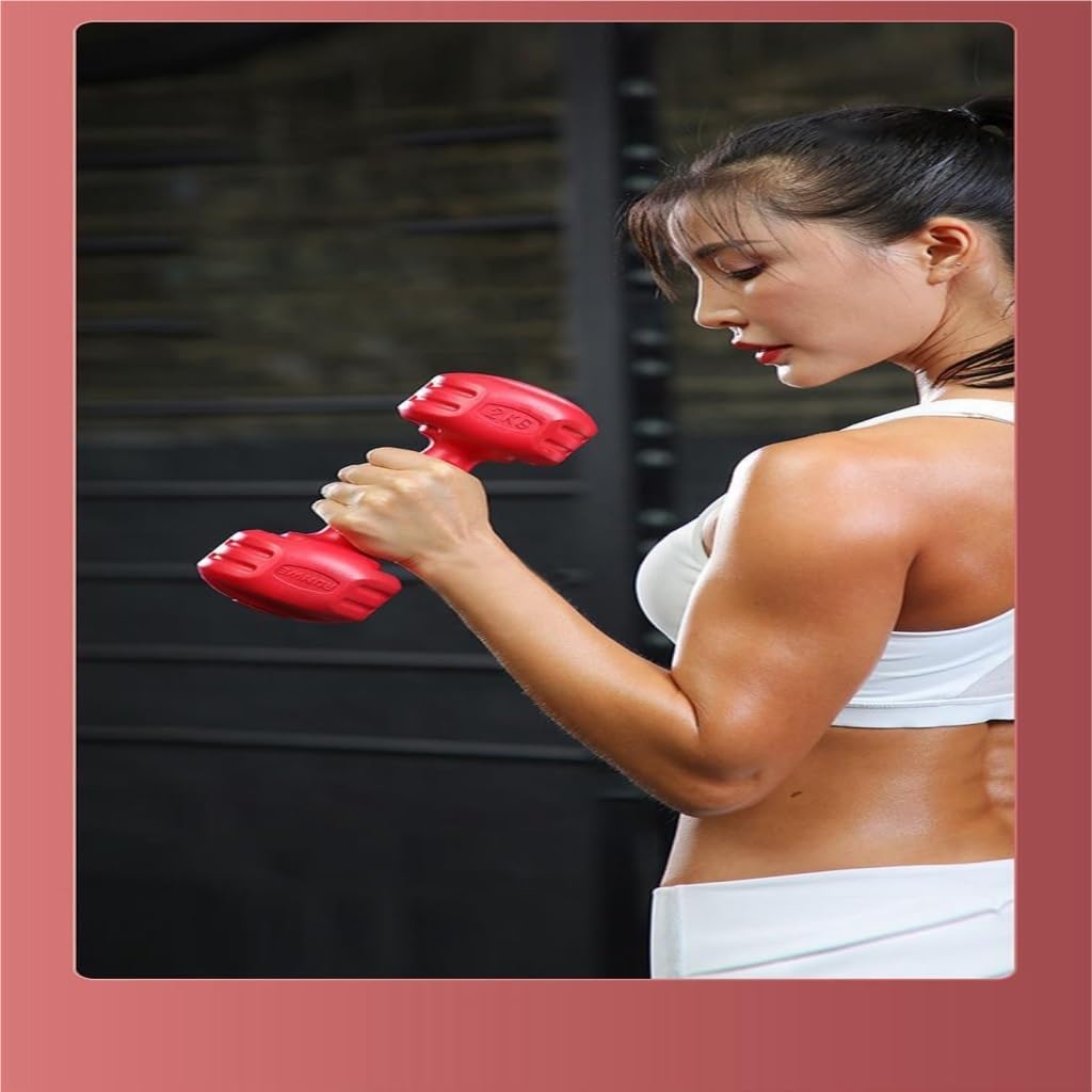 Small Dumbbells for Men & Women - Arm Muscle Training Dumbbell Set for Home Fitness Equipment - Perfect for Home Workouts, Strength Training & Toning