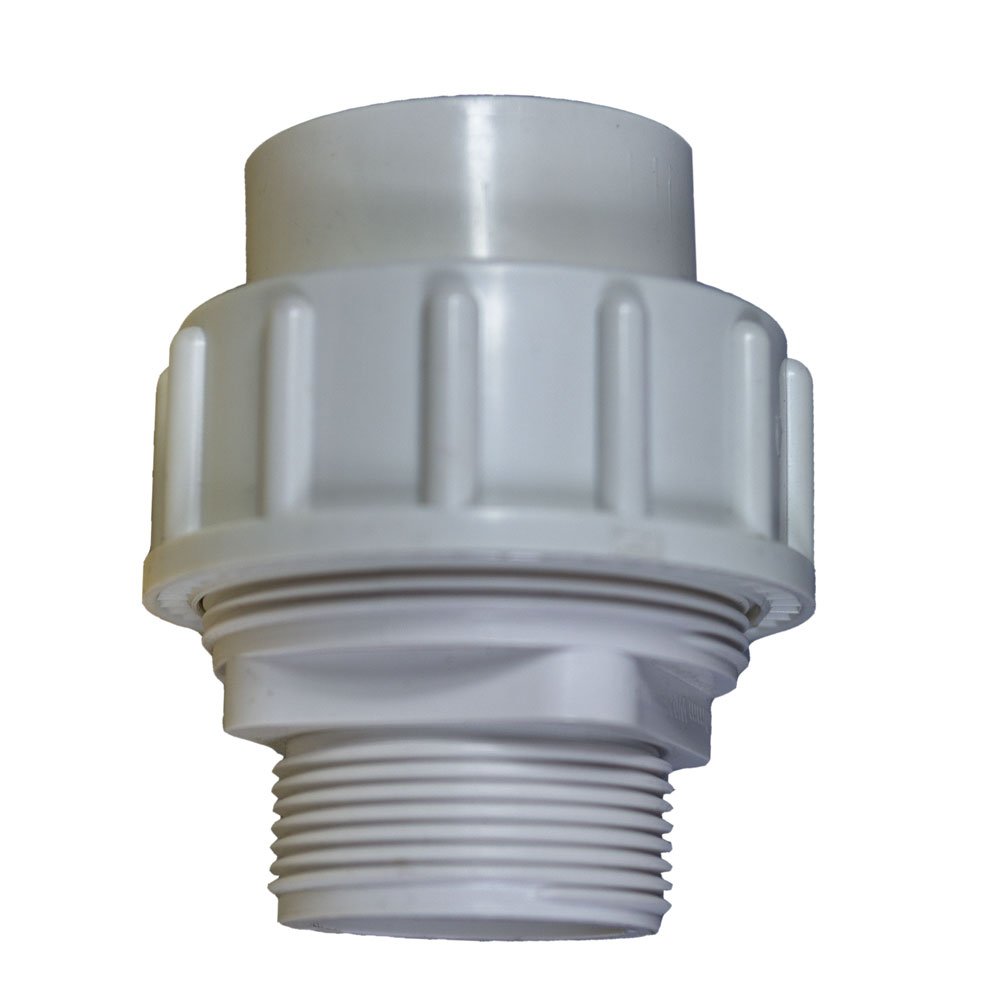 Pentair 1 1/2 Inch BSP Thread to 40mm PVC Barrel Union Connector - Perfect for Pool, Spa & Irrigation System Plumbing Connections