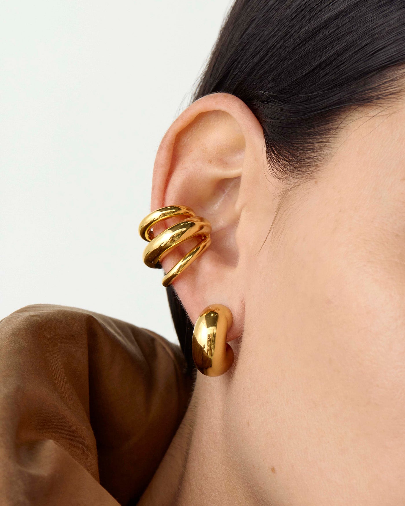 Stylish Tome Triple Ear Cuff - Trendy Layered Ear Jewelry for Women - Perfect for Parties, Weddings & Everyday Fashion Accessories
