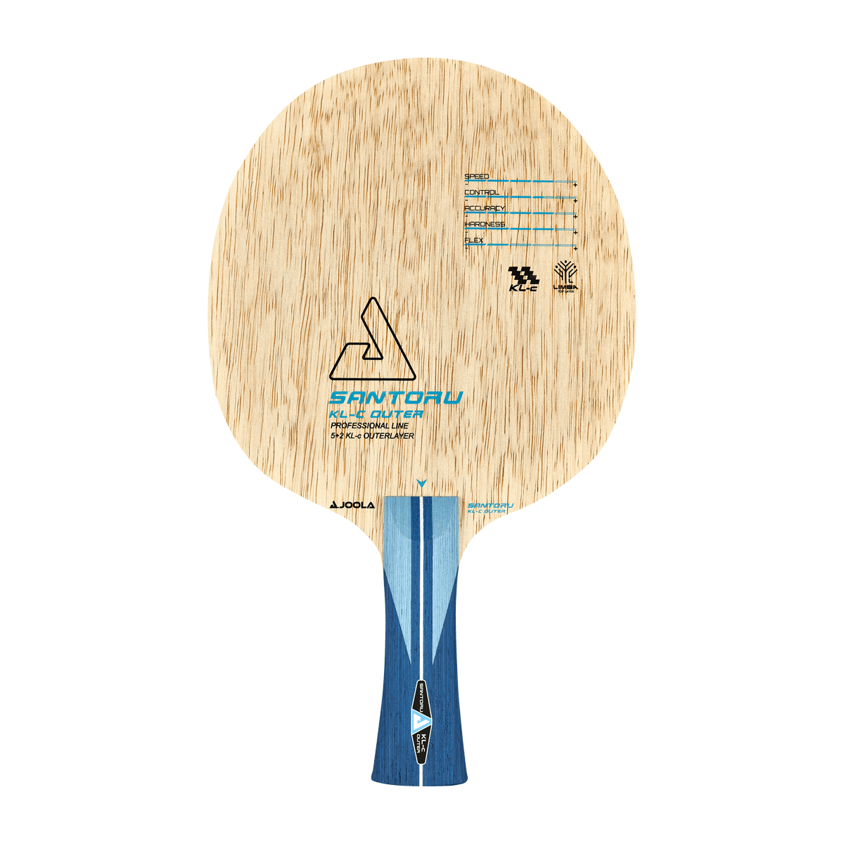 JOOLA Santoru KL c Outer Table Tennis Blade - Premium Carbon Ping Pong Paddle for Professional & Recreational Play - Perfect for Tournaments, Training & Home Use