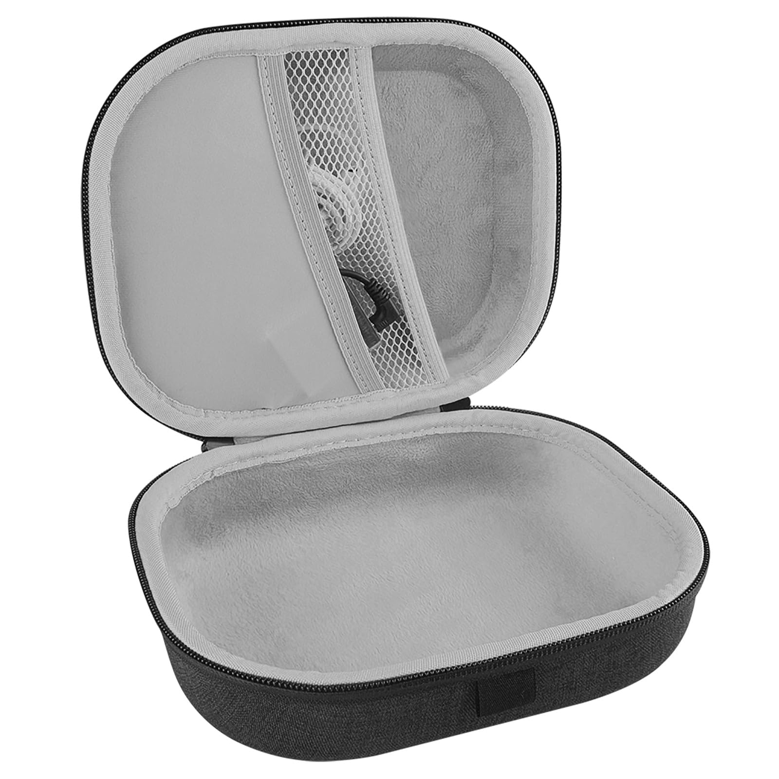Geekria Premium Hard Shell Travel Case for Bose QC Ultra/QC 45 II/QC 35 II/QC 25 Headphones - Protective Storage Bag with Cable Organizer (Dark Grey) - Perfect for Gaming, Travel & Daily Commute