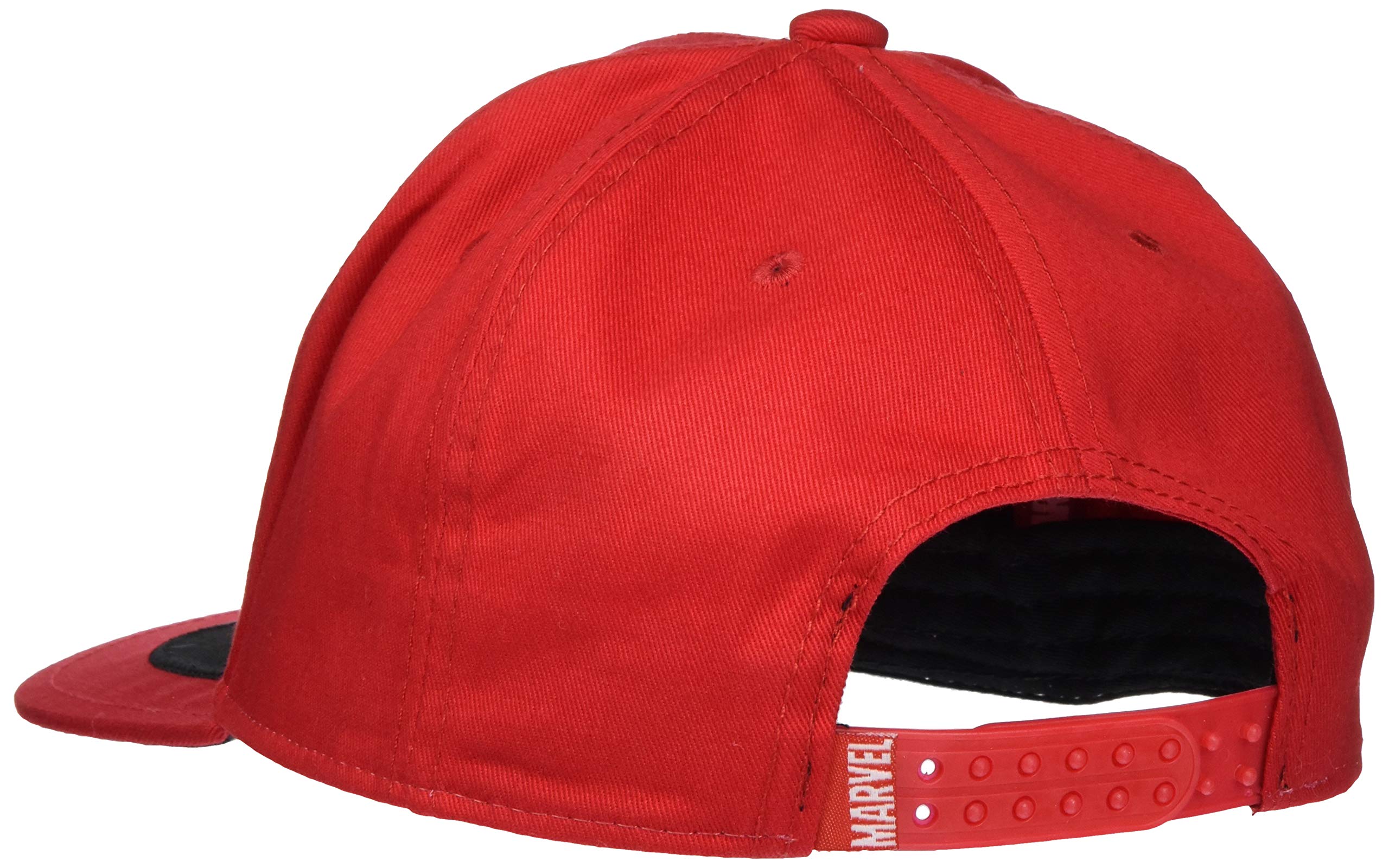 Marvel Superhero Visor Cap - Red One Size Adjustable for Men & Women - Perfect for Cosplay, Halloween, Comic Con & Superhero Fans