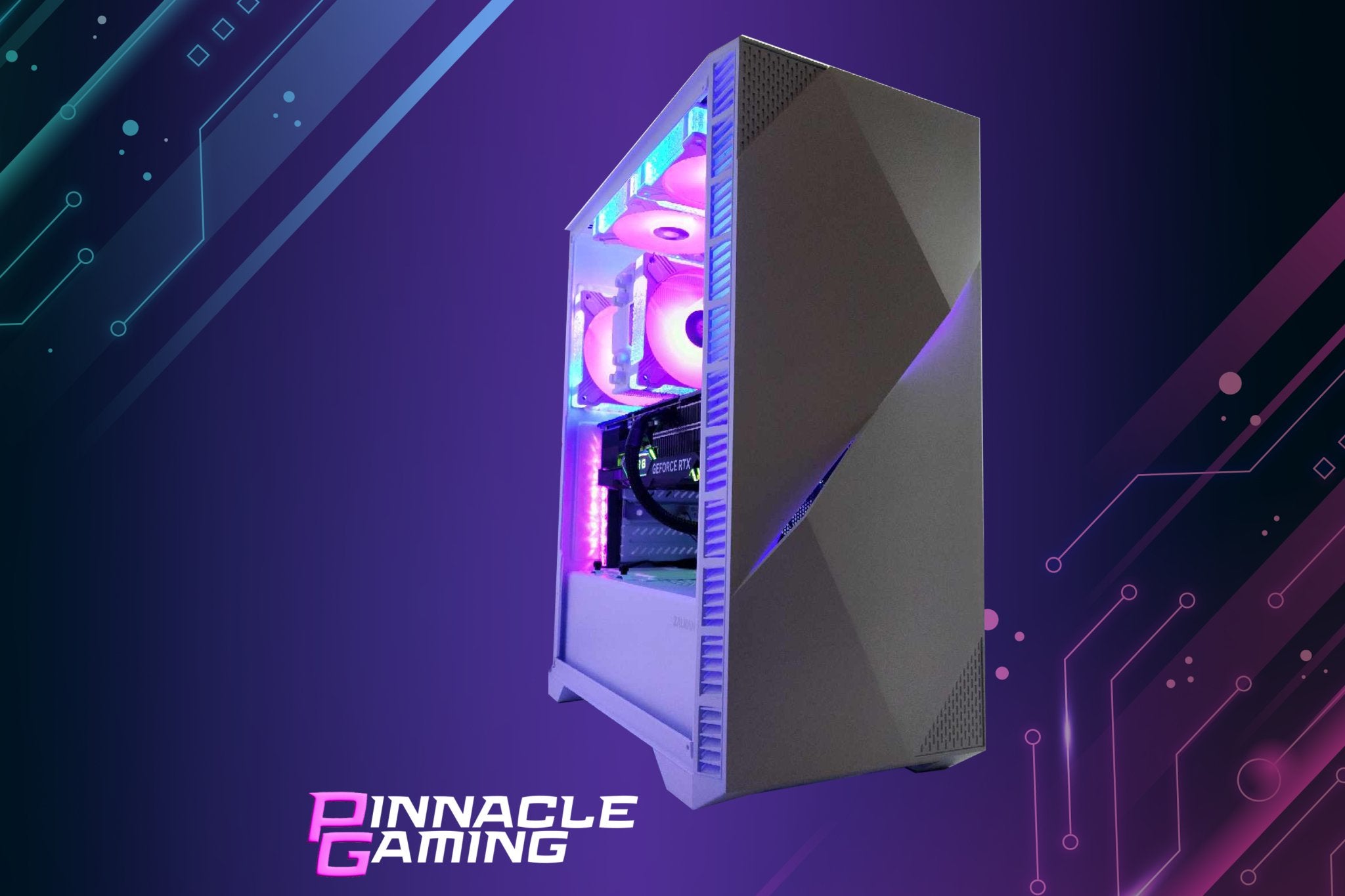 Custom Gaming Desktop PC - Intel Core i9, NVIDIA RTX 5080, 1TB SSD, 64GB DDR5 RAM, White RGB Case, B760 Motherboard - Perfect for 4K Gaming, Streaming & Content Creation