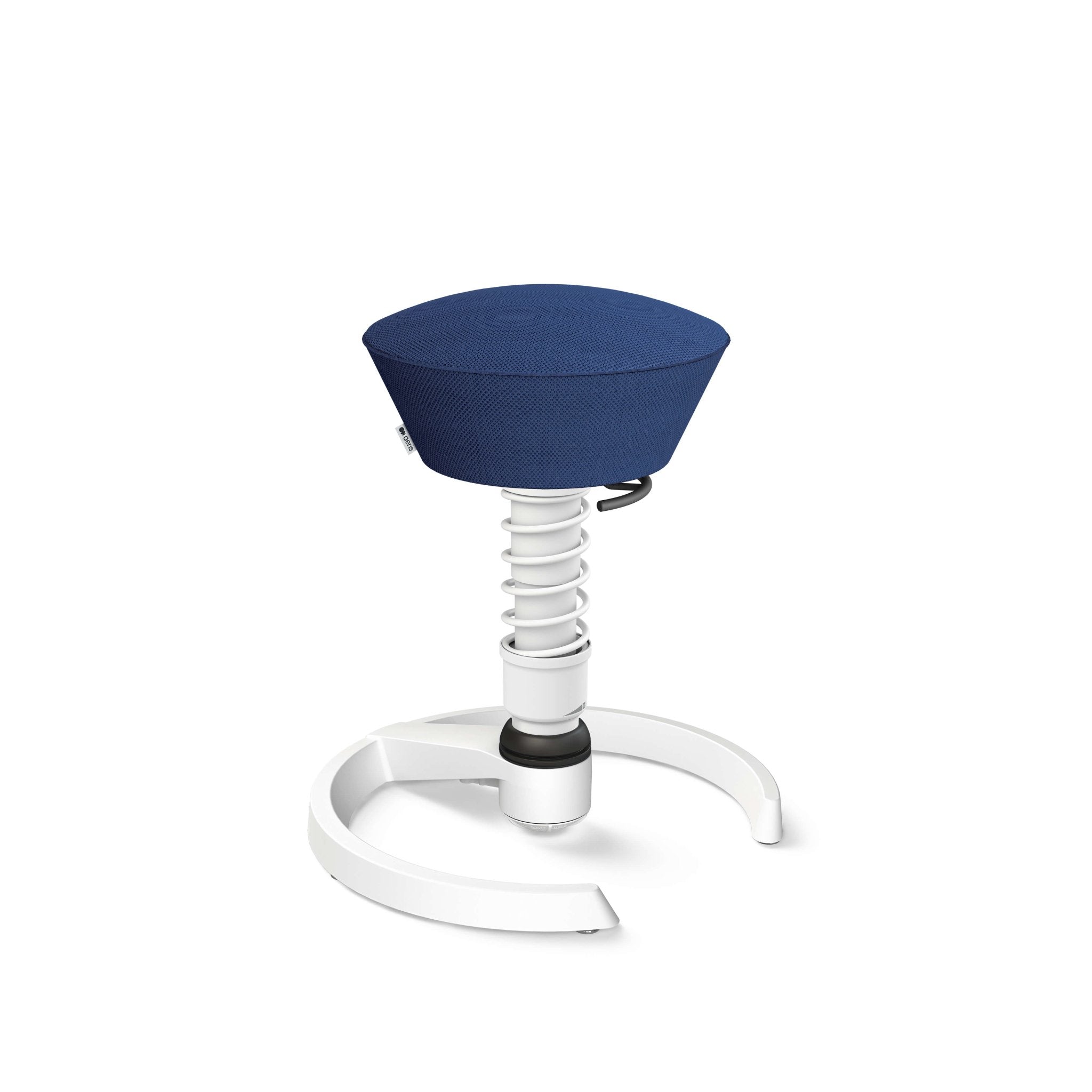 Aeris Swopper Active Sitting Stool - Ergonomic Glider Chair for Office & Home, White - Perfect for Desk Work, Gaming & Posture Support