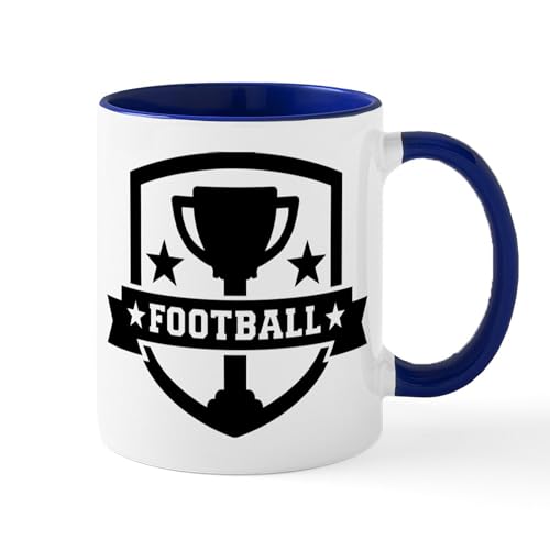 White/Navy Inside - Football Champion Mugs