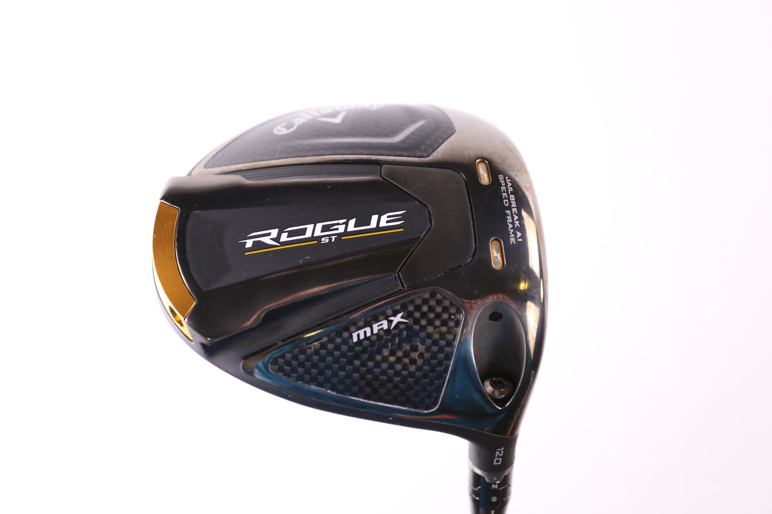 Used Callaway Rogue ST MAX Driver 12° Right Hand Golf Club - Regular Flex Mitsubishi Tensei Blue AV Shaft for Men | Perfect for Driving Range Practice & Tournament Play