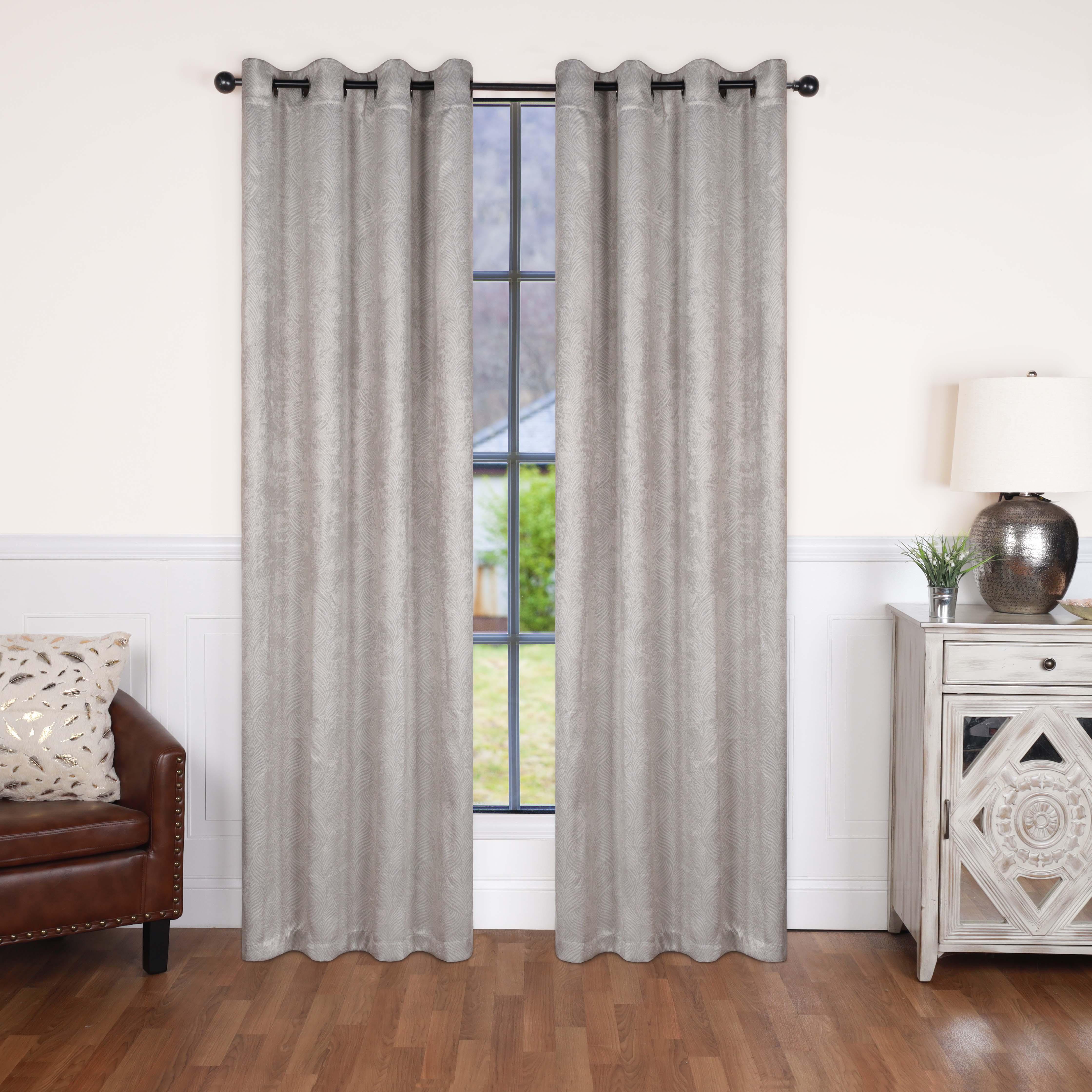 Waverly Modern Washable Blackout Curtains for Bedroom - Room Darkening Window Treatment Panels Set, Thermal Insulated Drapes for Nursery, Living Room & Home Decor