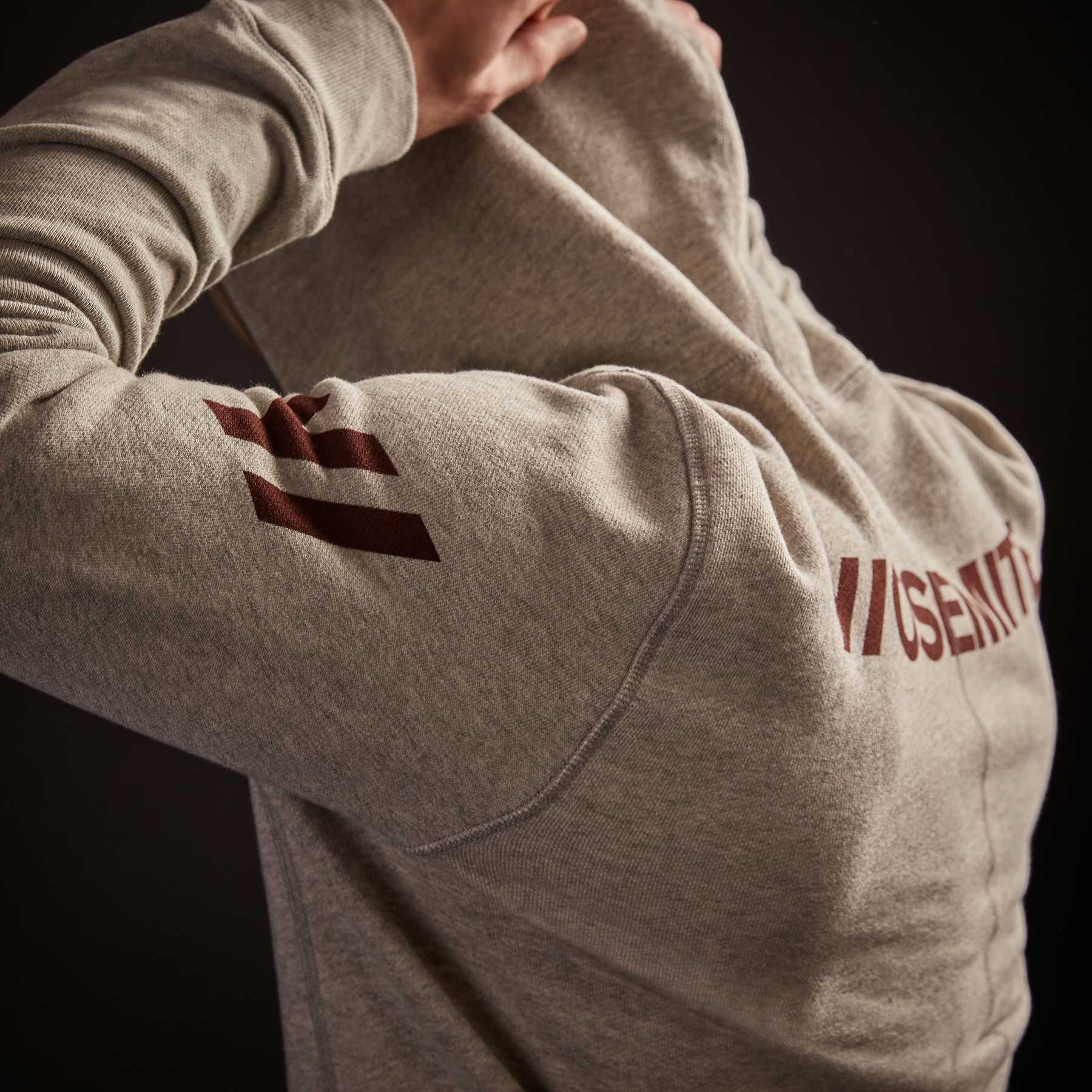 Classic French Terry Hoodie for Men & Women - Heather Grey & Maroon Colors - Cozy Pullover Sweatshirt for Casual Wear, Gym, and Outdoor Activities