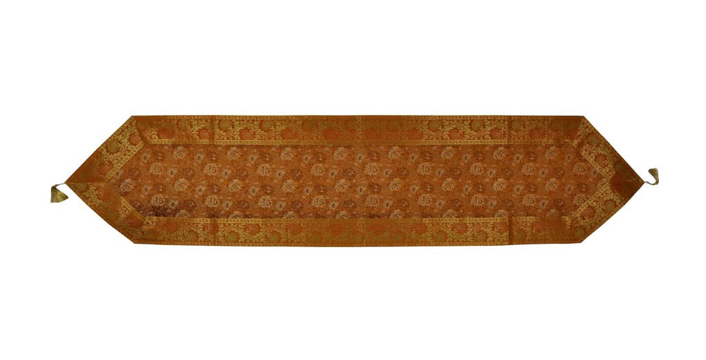Elegant Silk Table Runner 72x16 Inch - Decorative Dining Table Centerpiece for Holiday Dinner, Wedding & Home Decor