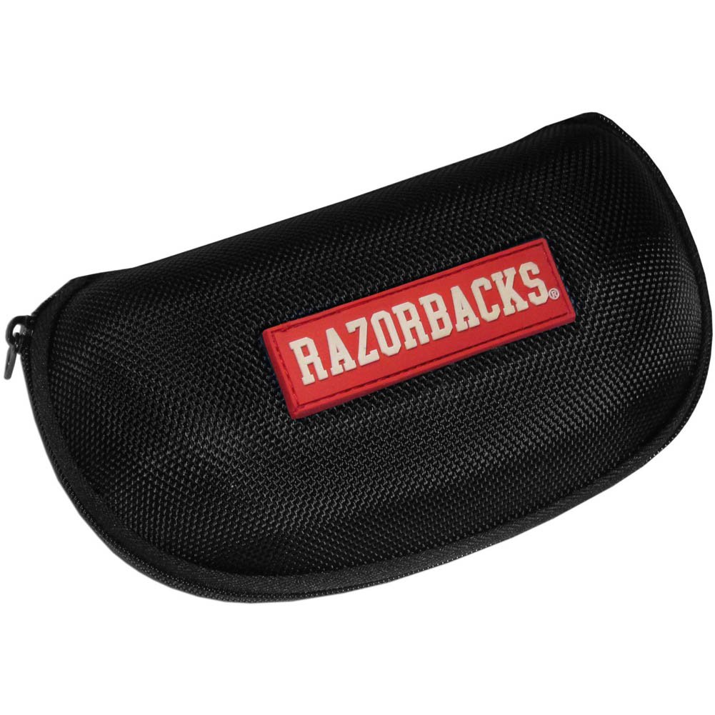 NCAA Arkansas Razorbacks Hard Shell Glasses Case - Durable Protective Eyewear Cover for Sunglasses & Reading Glasses - Perfect for Travel, Sports & Everyday Use