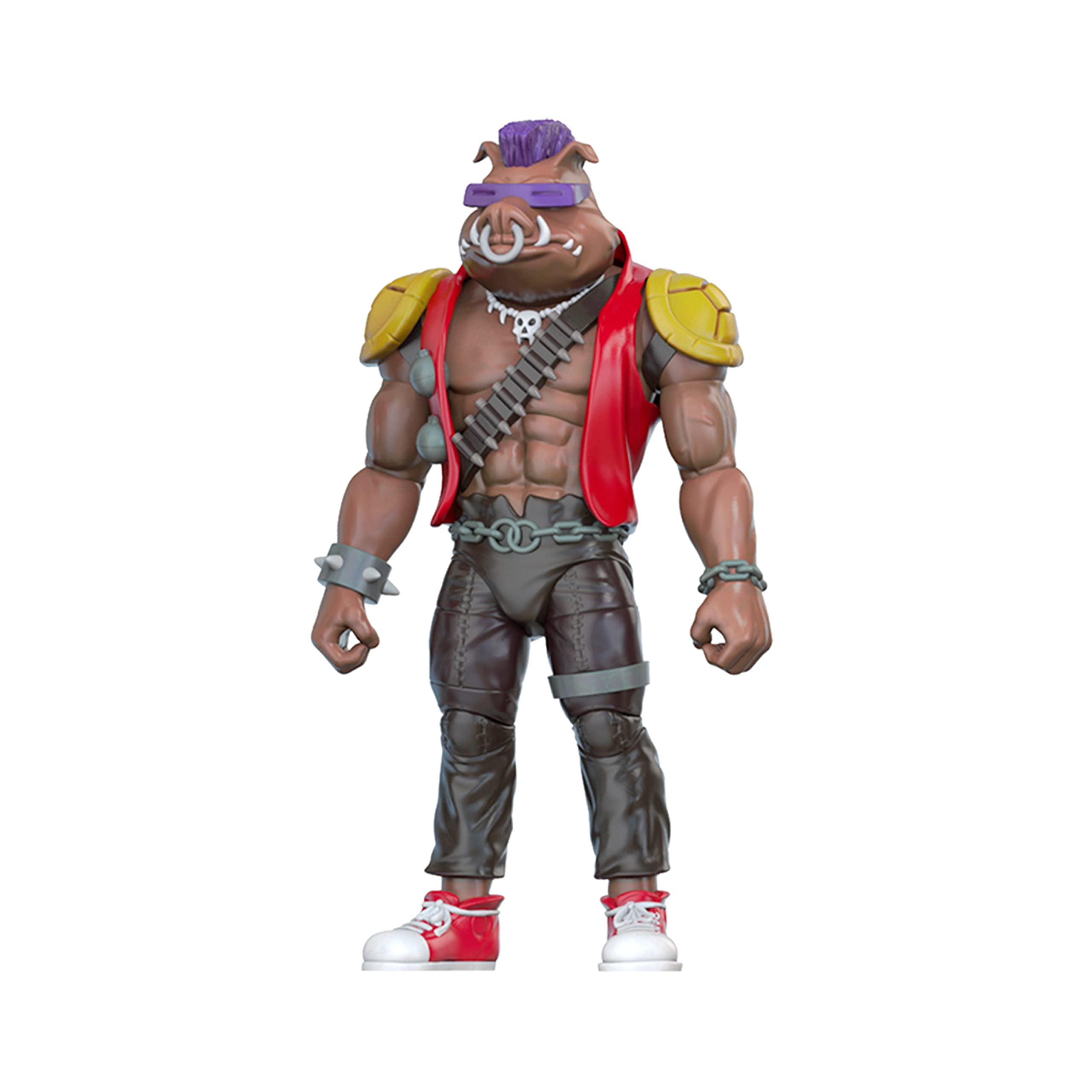 Teenage Mutant Ninja Turtles BST AXN Bebop 5-Inch Action Figure with Accessories - Collectible TMNT Toy for Kids & Adults - Perfect for Display, Play & Gifts