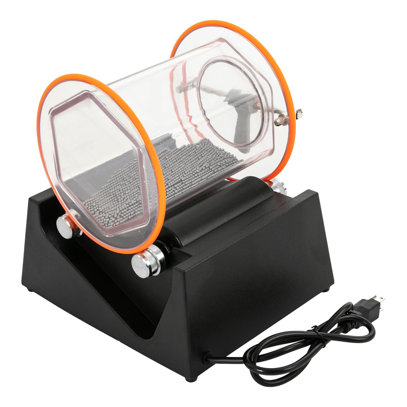 11 LB Rotary Jewelry Polisher Tumbler with Adjustable Timer & Speed - 60W Professional Jewelry Polishing Machine for Metal, Stones & Gemstones - Perfect for Jewelry Making, Lapidary & Metal Finishing Workshop