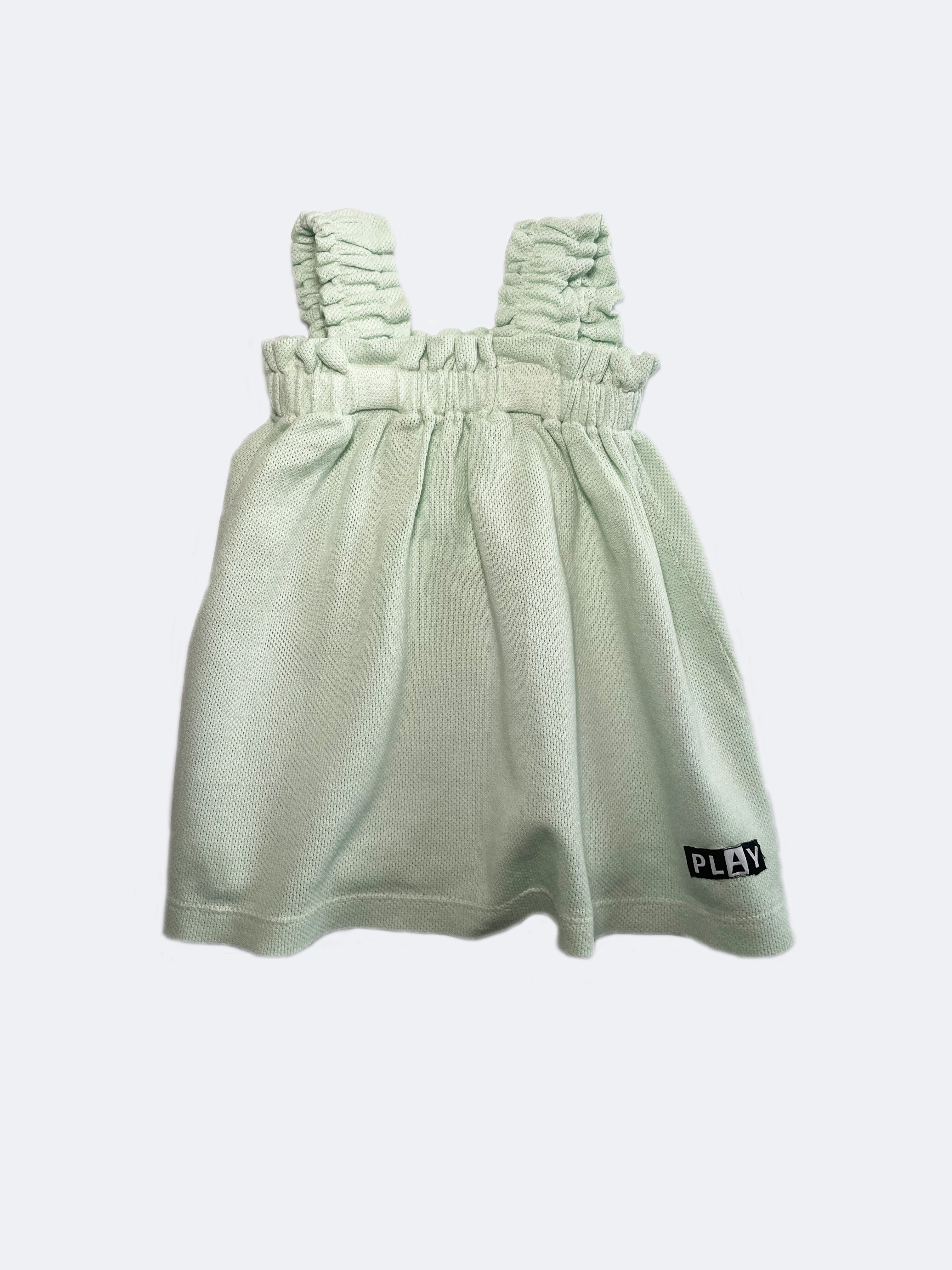 Play Women's Elegant Jade Green Sleeveless Dress - Perfect for Summer Parties, Weddings & Casual Outings