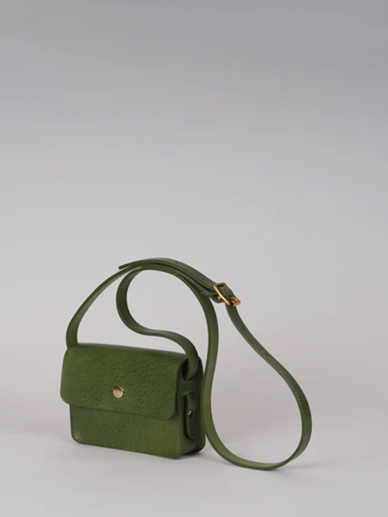 Kate Sheridan Mini Dot Crossbody Bag in Fern Green - Stylish & Compact Purse for Women, Perfect for Everyday Use, Travel & Date Nights