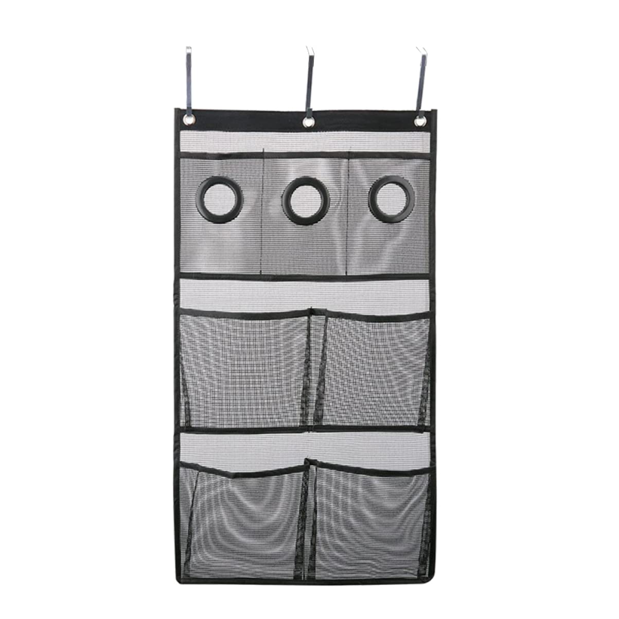 Cabilock Mesh Shower Caddy - Hanging Bathroom Organizer with 2 Pockets for Shampoo, Soap & Accessories - Perfect for Small Showers & Dorm Bathrooms