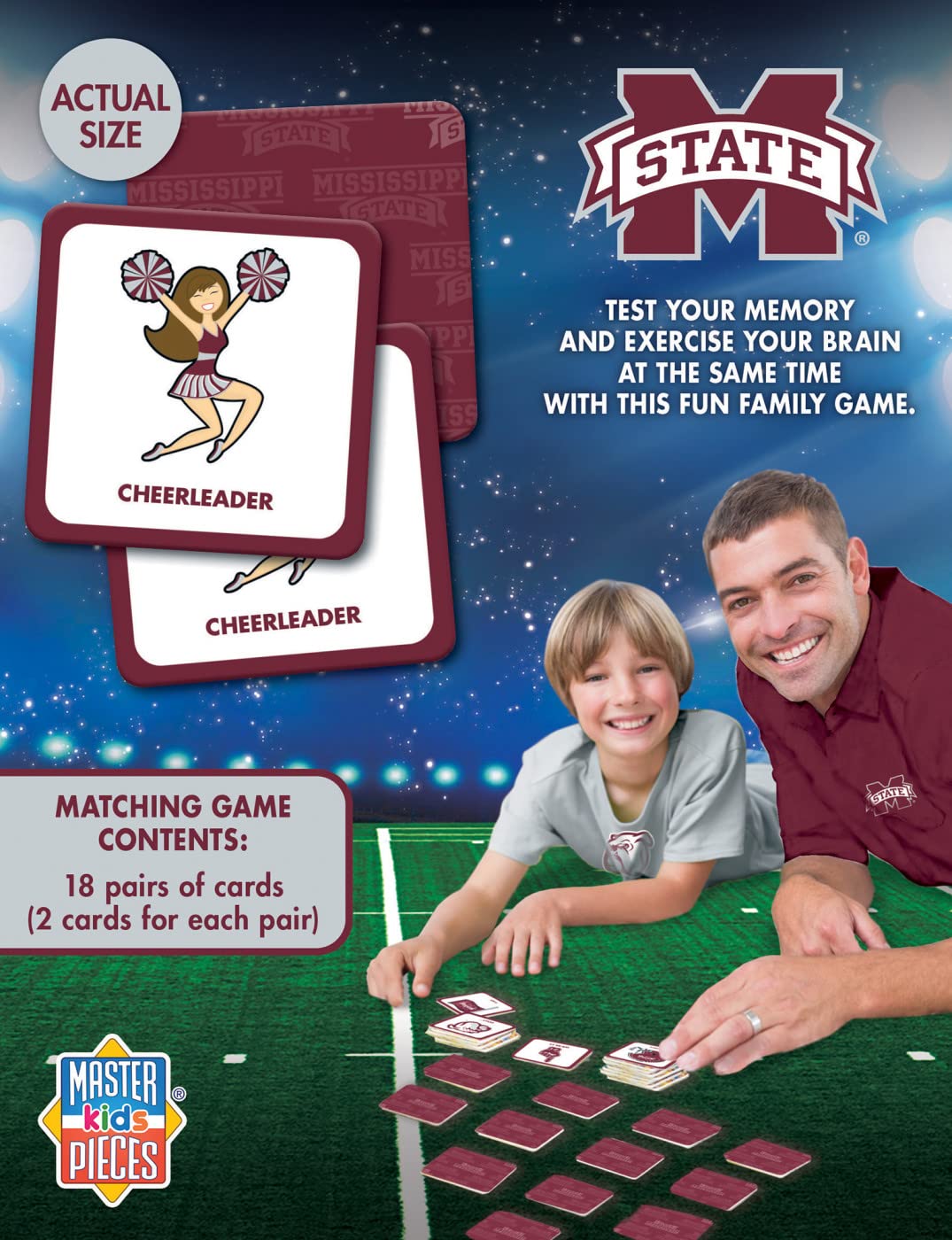 NCAA Unisex Matching Game Set - Perfect for Family Game Nights, Sports Parties & College Fan Gifts