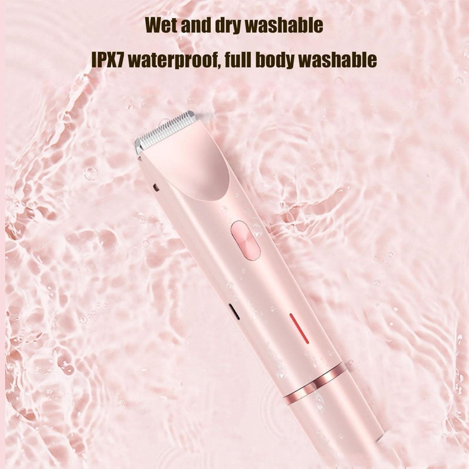 2025 ReShine Women's Electric Shaver & Hair Trimmer - Dual Head Pink Shaver for Smooth Shaving & Precise Trimming - Perfect for Legs, Bikini Line & Underarms at Home or Travel