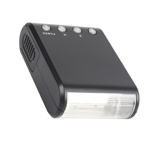 Mini Portable On-Camera Flash with Hot Shoe Mount - Digital DSLR Flashlight for Photography, Vlogging & Studio Shooting
