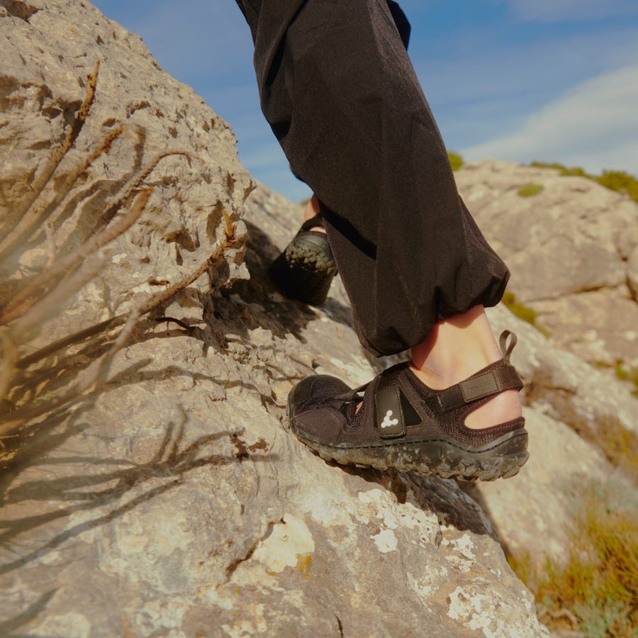 Vivobarefoot Men's Tracker Sandal - Barefoot Adventure Sandals for Hiking, Travel & Outdoor Activities | Lightweight & Durable Waterproof Design