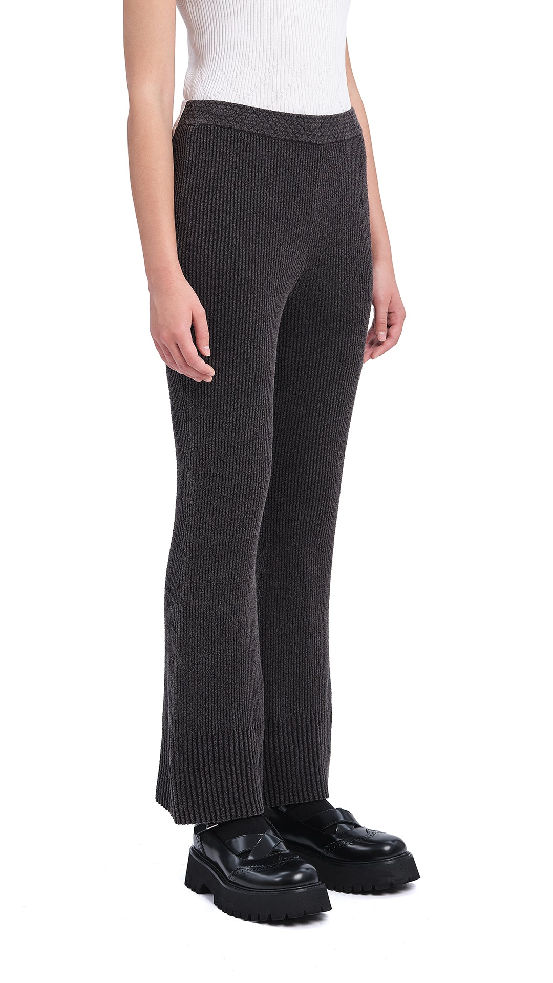 Breathable Soil Knit Yoga Pants for Women - High Waisted Stretchy Workout Leggings for Yoga, Gym & Lounge