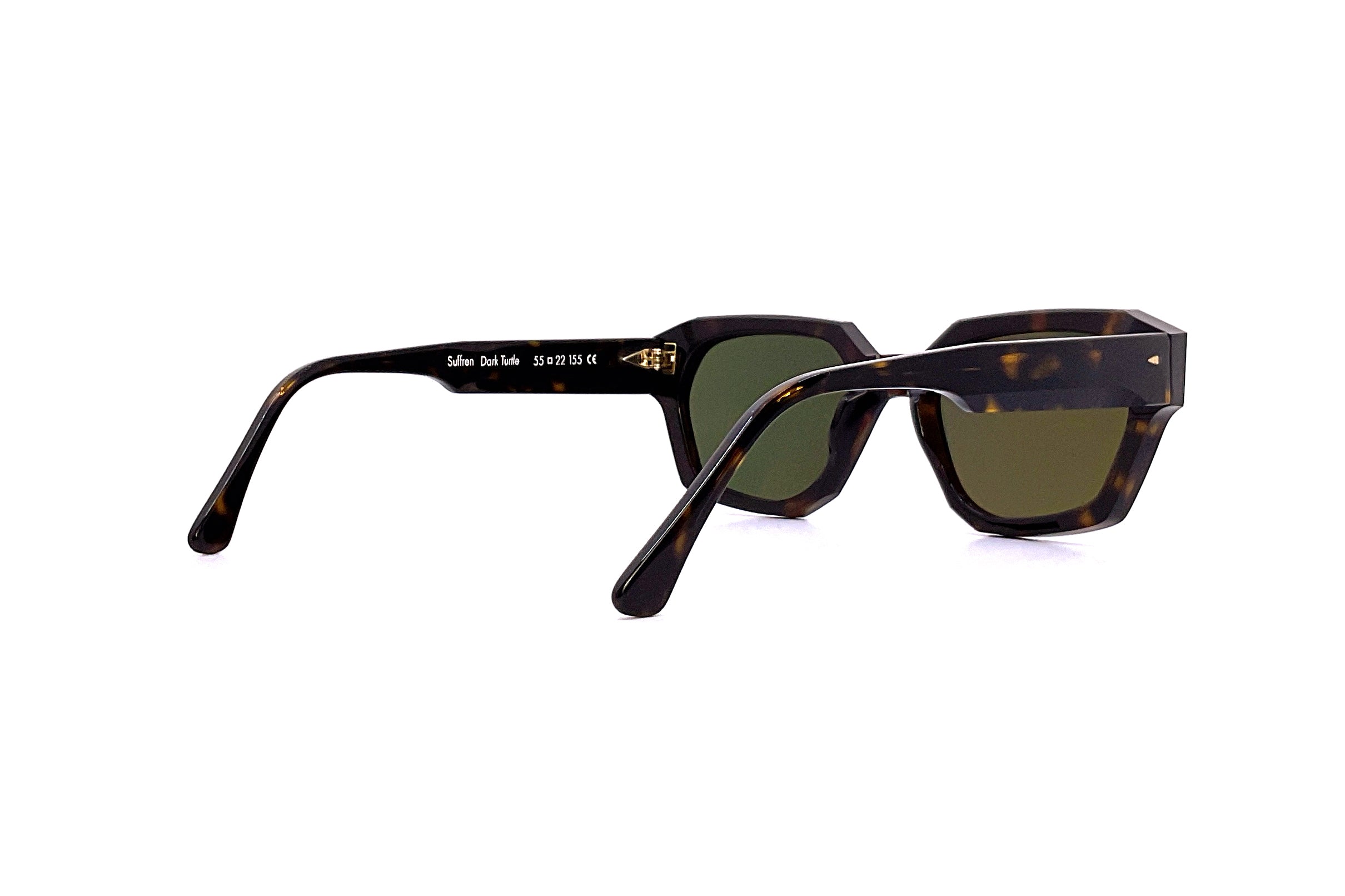 Ahlem Suffren Sunglasses - Dark Turtle Frame with UV Protection - Stylish & Durable for Outdoor Activities, Travel, and Fashion