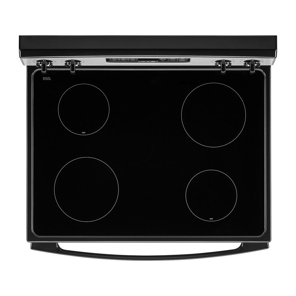 Amana AER6303MMS 30 Inch Electric Range with Extra Large Oven Window - Perfect for Baking, Roasting & Family Cooking in Modern Kitchens