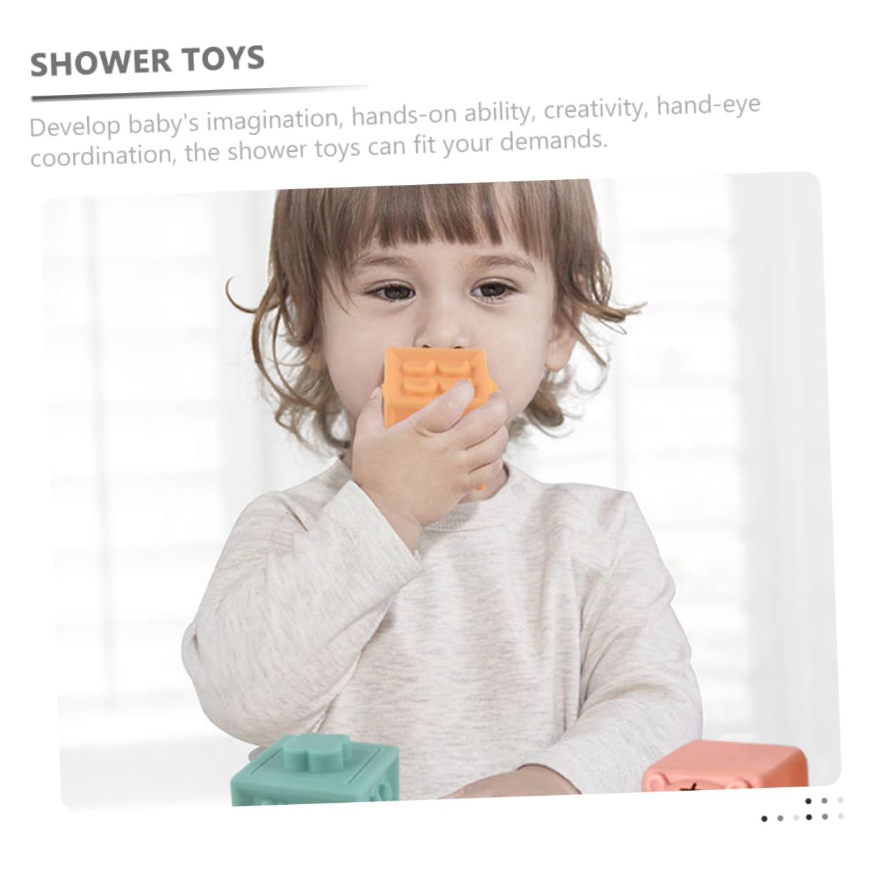 CIYODO 6-Piece Bath Toys Set for Kids - Fun Floating Water Toys for Bathtub Playtime, Baby Shower Gifts & Sensory Development (Duck, Boat, Fish Shapes) - Perfect for Toddlers 1-3 Years Old