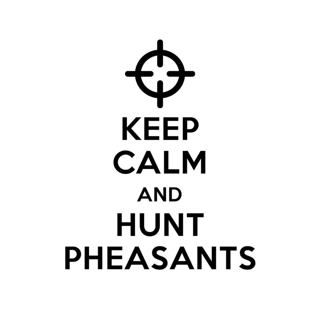 Keep Calm and Hunt Pheasants Vinyl Decal - Funny Car & Laptop Sticker for Hunters - Perfect for Trucks, Windows, Walls & Outdoor Gear
