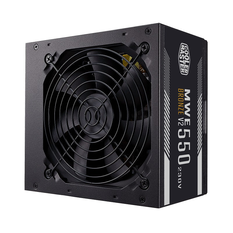 CM MWE 550 Bronze V2 550W 80+ Bronze Certified ATX Power Supply - Reliable PSU for Gaming PCs & Workstations