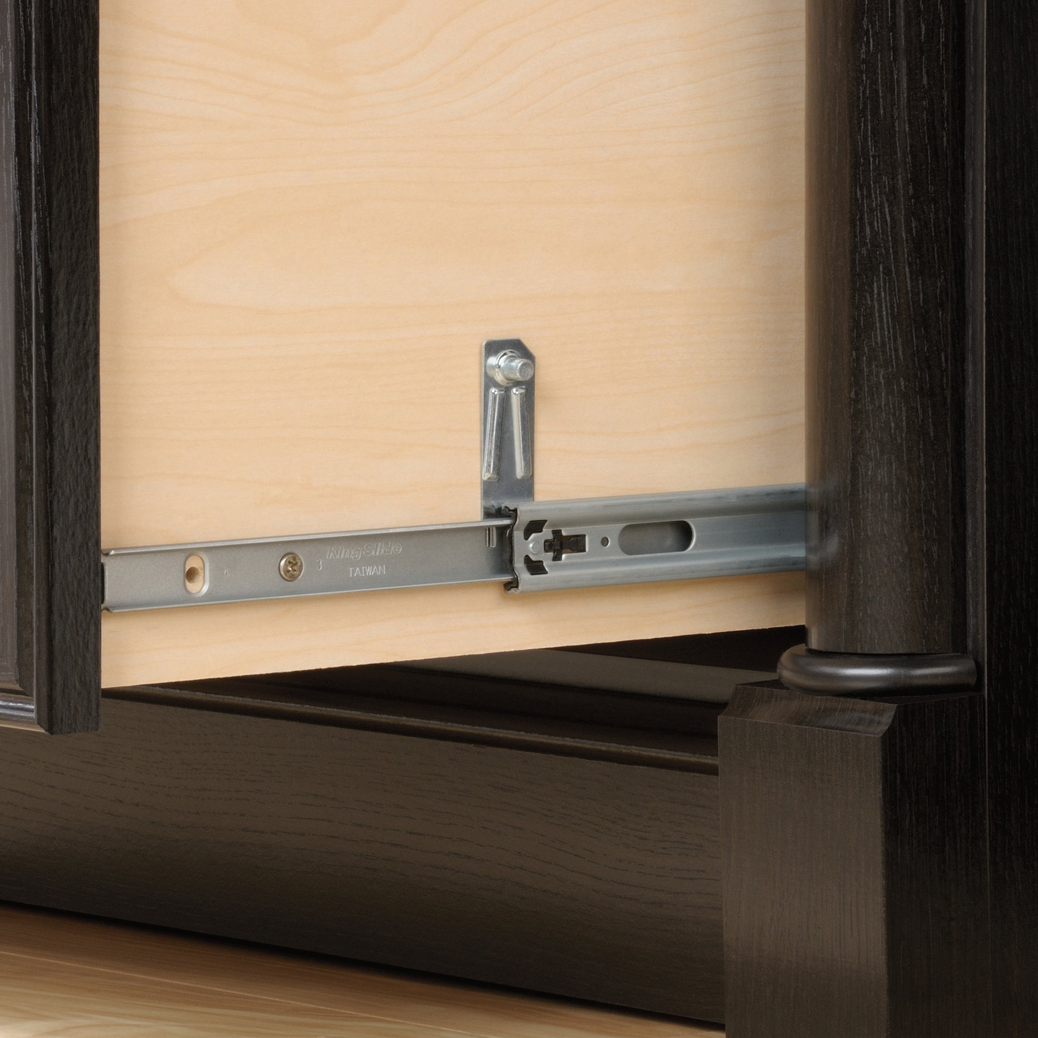 Sauder Palladia 2-Drawer Lateral File Cabinet for Home Office - Hanging File Organizer with Interlocking Drawers in Wind Oak Finish - Perfect for Document Storage & Office Organization