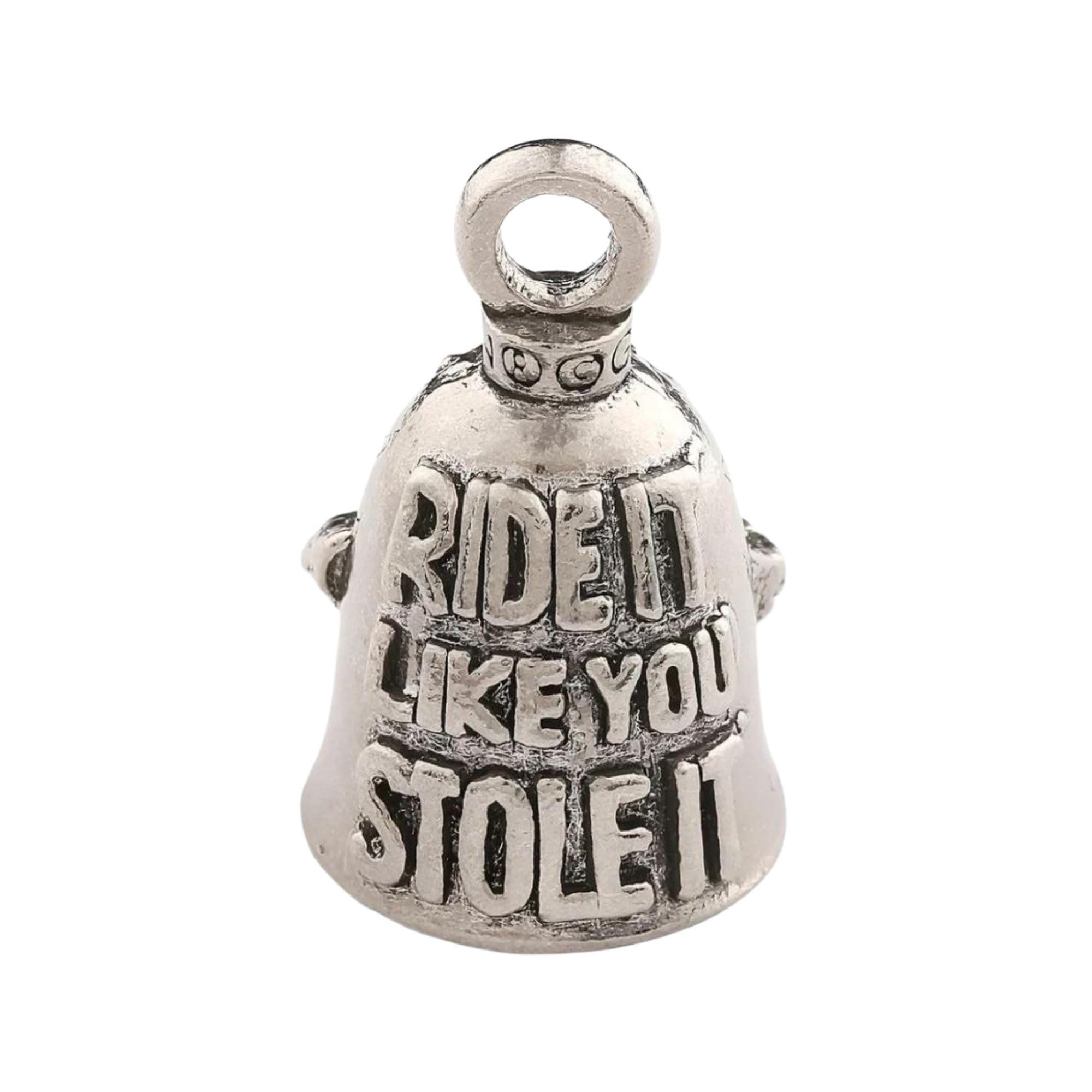 Ride It Like You Stole It Guardian Bell - Motorcycle Good Luck Charm for Bikers - Perfect for Harley, Cruiser & Chopper Riders - Protection Gift for Road Trips & Riding Adventures
