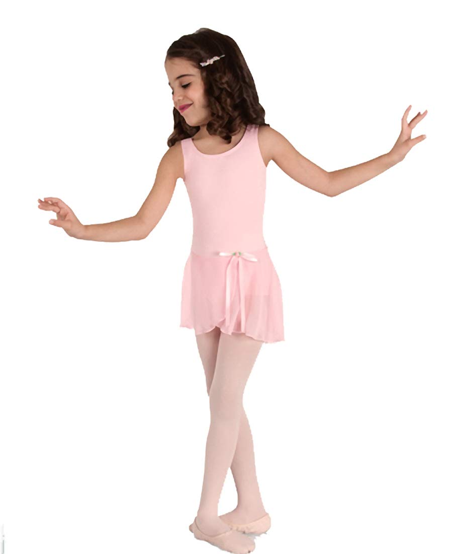 Body Wrappers Microfiber Tank Leotard for Girls - Stretchy & Comfortable Dancewear in Lemon Yellow (Size 3-4) - Perfect for Ballet, Gymnastics & Dance Classes