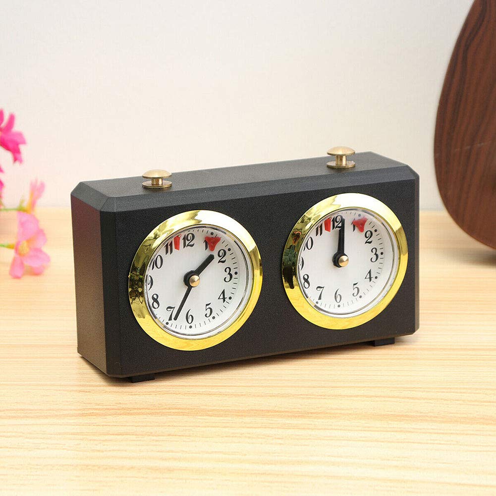 Professional Competition Mechanical Chess Clock - I-GO Analog Timer for International & Chinese Chess - Perfect for Tournaments, Clubs, and Home Games