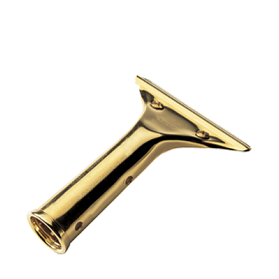 Premium Brass Squeegee Handle - Heavy Duty Window Cleaning Tool for Glass, Shower Doors & Cars | Durable Metal Scraper for Professional & Home Use