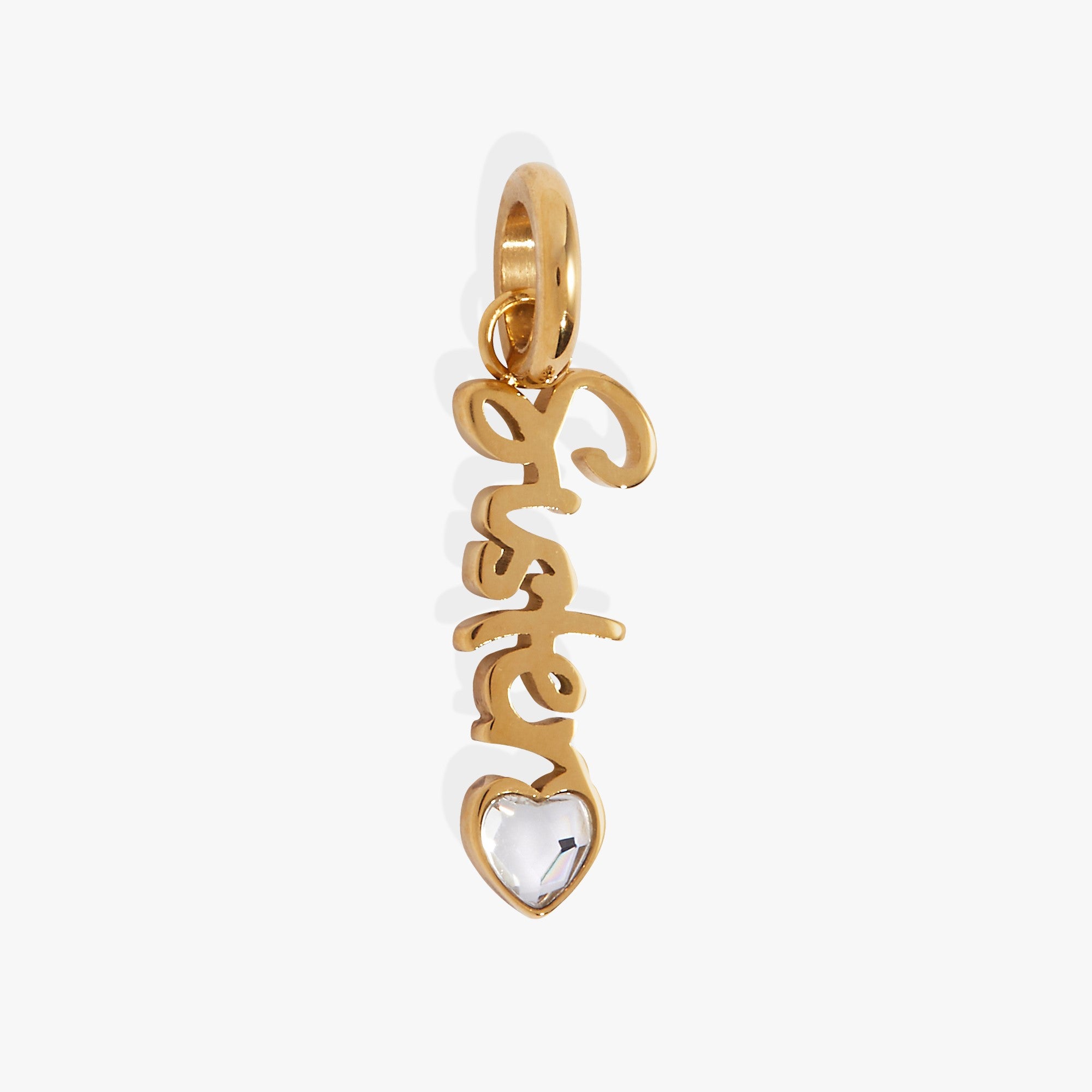 Elegant 'Sister' Interchangeable Charm Pendant - Perfect for Necklaces, Bracelets & Gift Giving