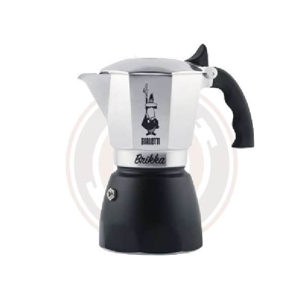 Bialetti Brikka Stovetop Espresso Maker - 4 Cup Italian Moka Pot for Rich, Creamy Coffee - Perfect for Home, Office, and Camping Use