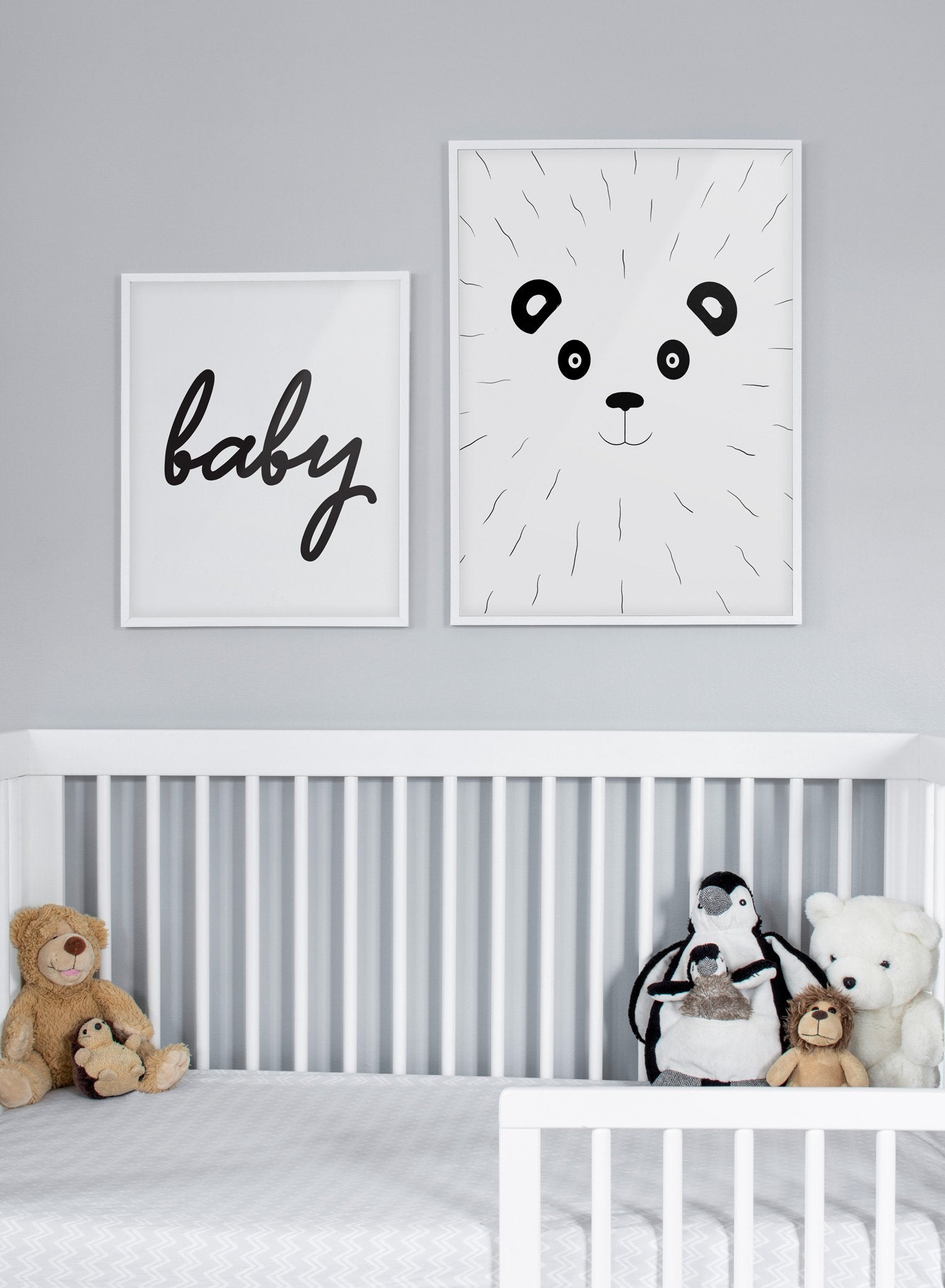 Cute Panda Poster - High Quality Animal Wall Art Decor for Kids Room, Nursery, Living Room - Perfect for Home, Office & Classroom Decorations