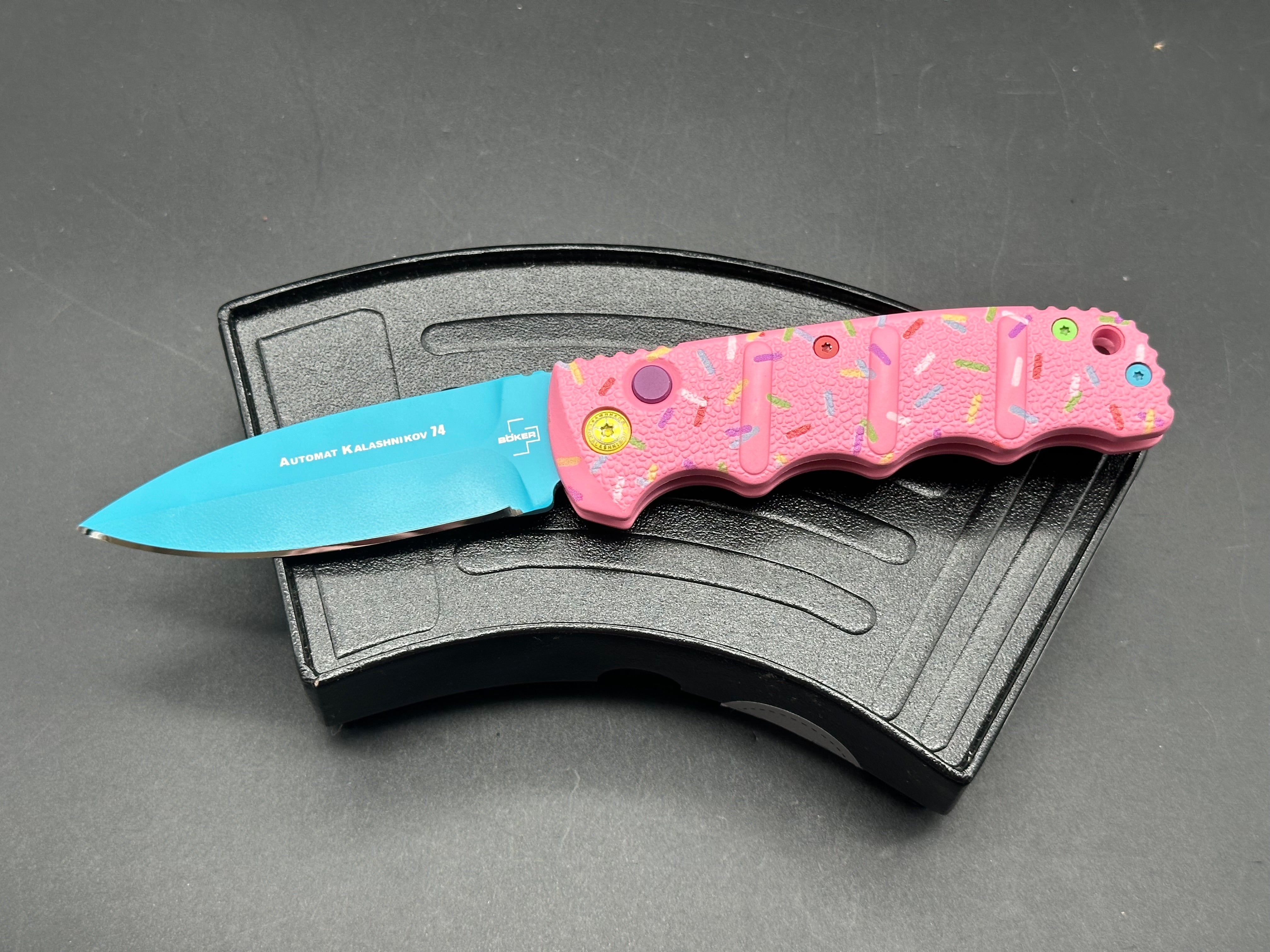 Boker Dessert Warrior Kalashnikov Automatic Knife - 3.25