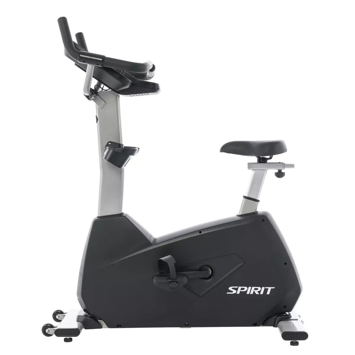 Spirit Fitness CU800 Commercial Upright Exercise Bike for Home & Gym Use - Heavy Duty Cardio Equipment for Indoor Cycling Workouts