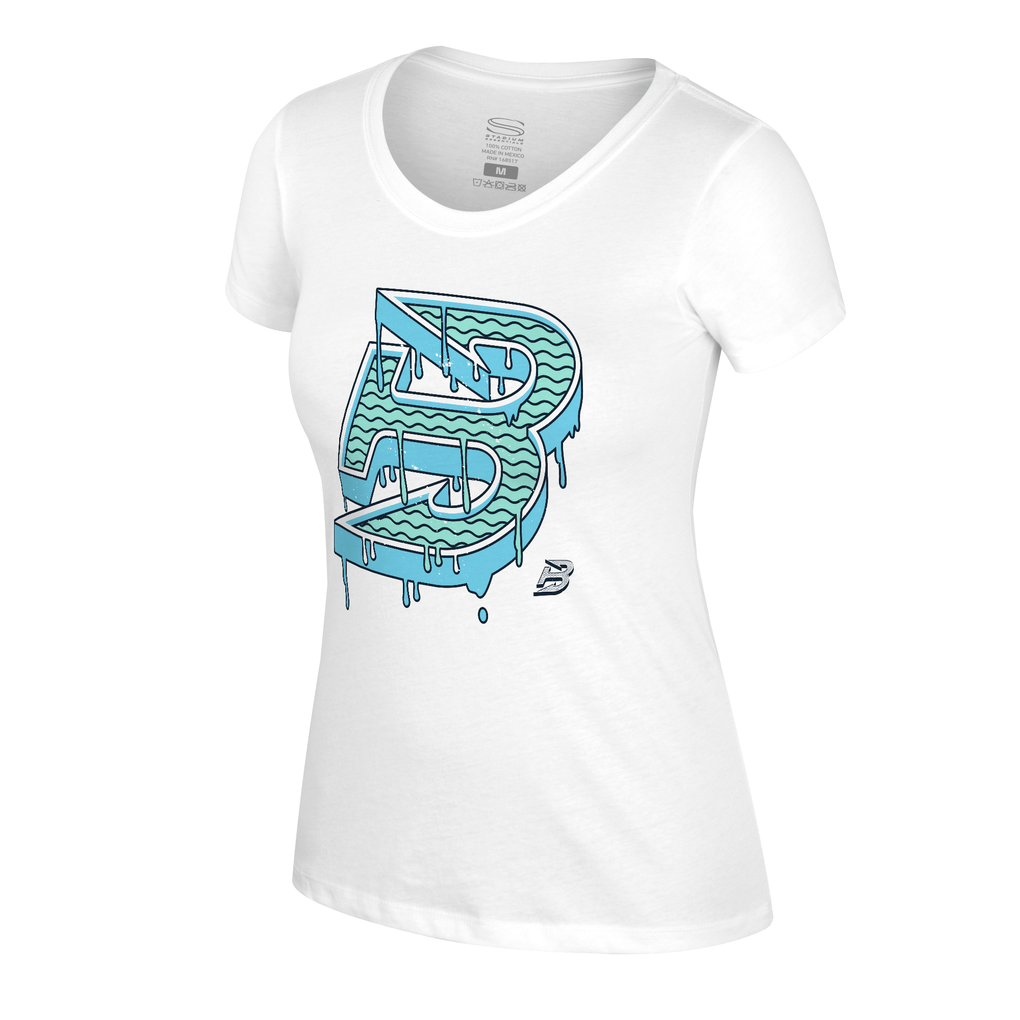 Boston Fleet Women's Stadium Essentials Ice Cream Graphic T-Shirt - Casual Comfort Tee for Concerts, Sports Games & Summer Outings