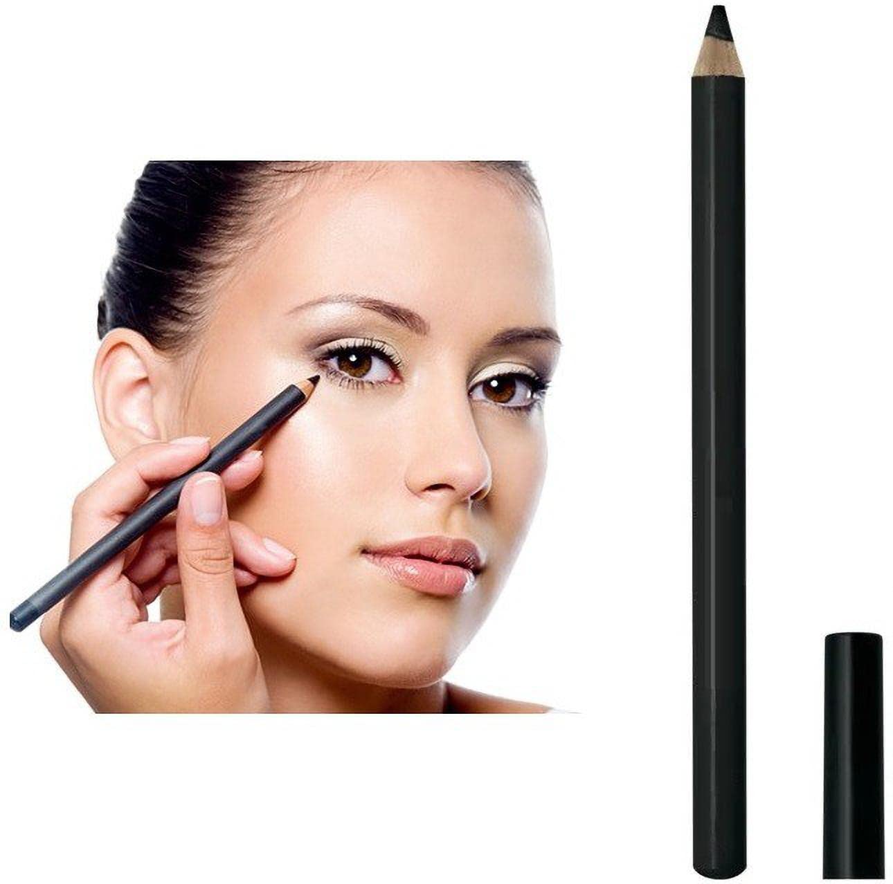 Best Matte Finish Black Kajal Pencil for Bold Eye Makeup - Waterproof & Smudge-Proof Eyeliner for Dramatic Looks, Everyday Wear & Special Occasions