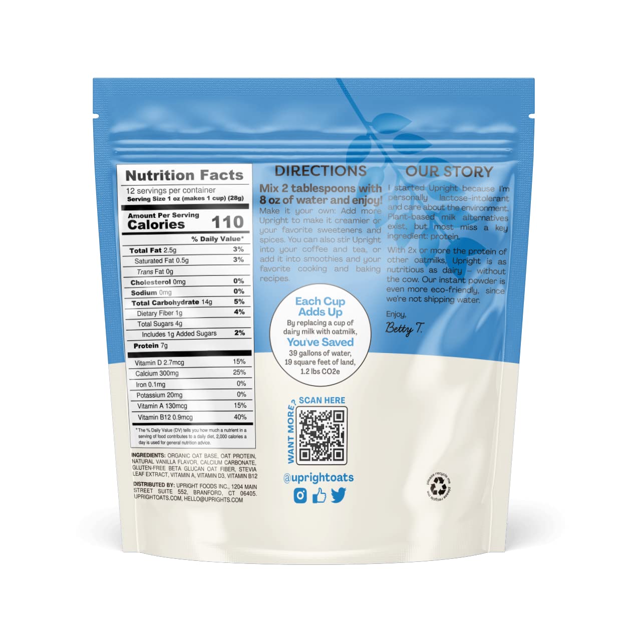 Organic Rolled Oats in Bulk - 5lb Resealable Bag | Non-GMO, Gluten-Free Whole Grain Oats for Baking, Smoothies & Healthy Breakfast | Perfect for Oatmeal, Granola & Energy Bars
