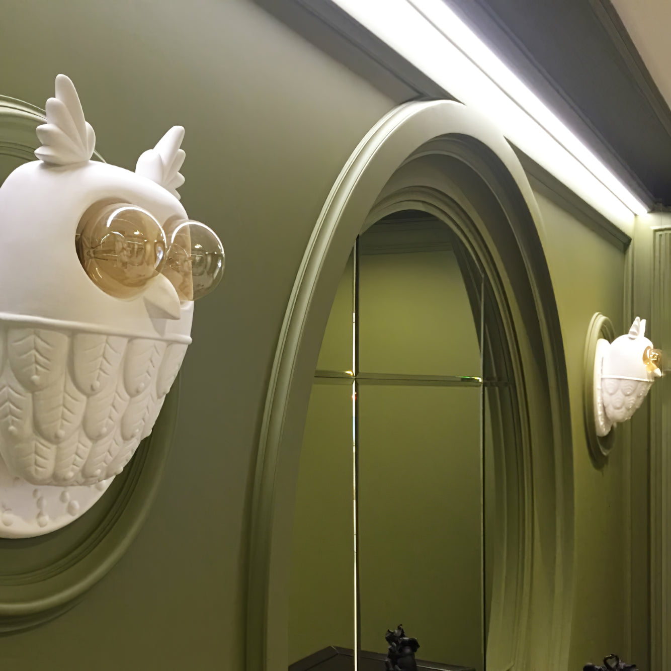 Owl Wall Lamp - Cute Owl Night Light for Kids Room, Nursery, Bedroom - Perfect for Nighttime Reading and Decor