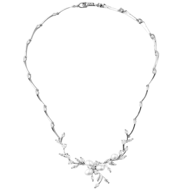 Elegant Crystal Necklace & Earring Jewelry Set for Women - A9777 | Perfect for Weddings, Parties & Special Occasions