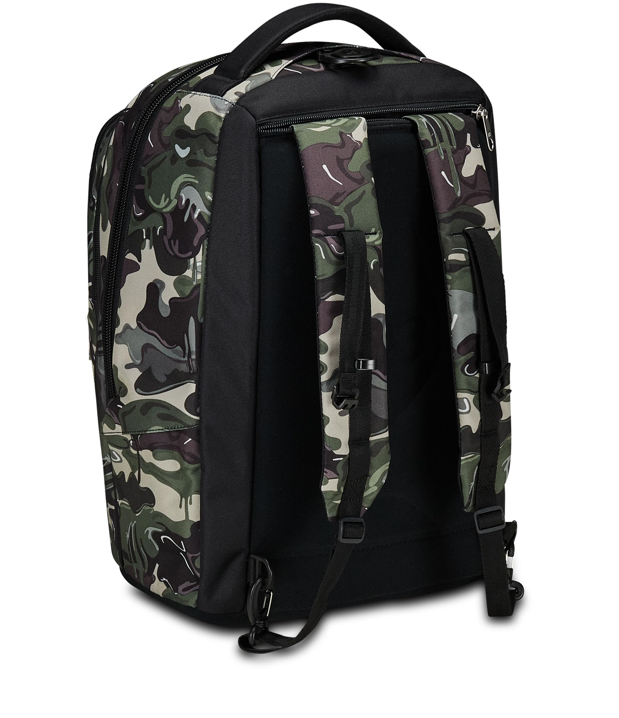 Seven Trolley School Backpack with Maxi Wheels - Detachable 3-in-1 Travel Trolley & Crossover System - Green Lightventure Backpack for Boys & Kids - Perfect for School, Travel & Daily Commute