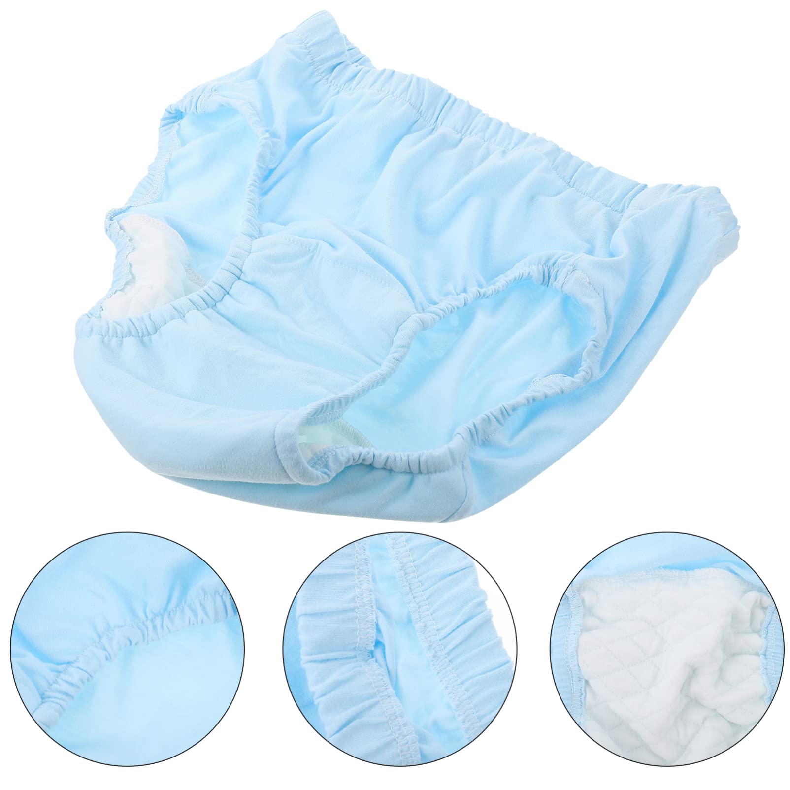 Cabilock Reusable Incontinence Underwear for Women - Soft Cotton Cloth Diapers for Elderly & Adults - Comfortable Anti-Leak Protection for Day & Night Use - Ideal for Home, Travel & Post-Surgery Care